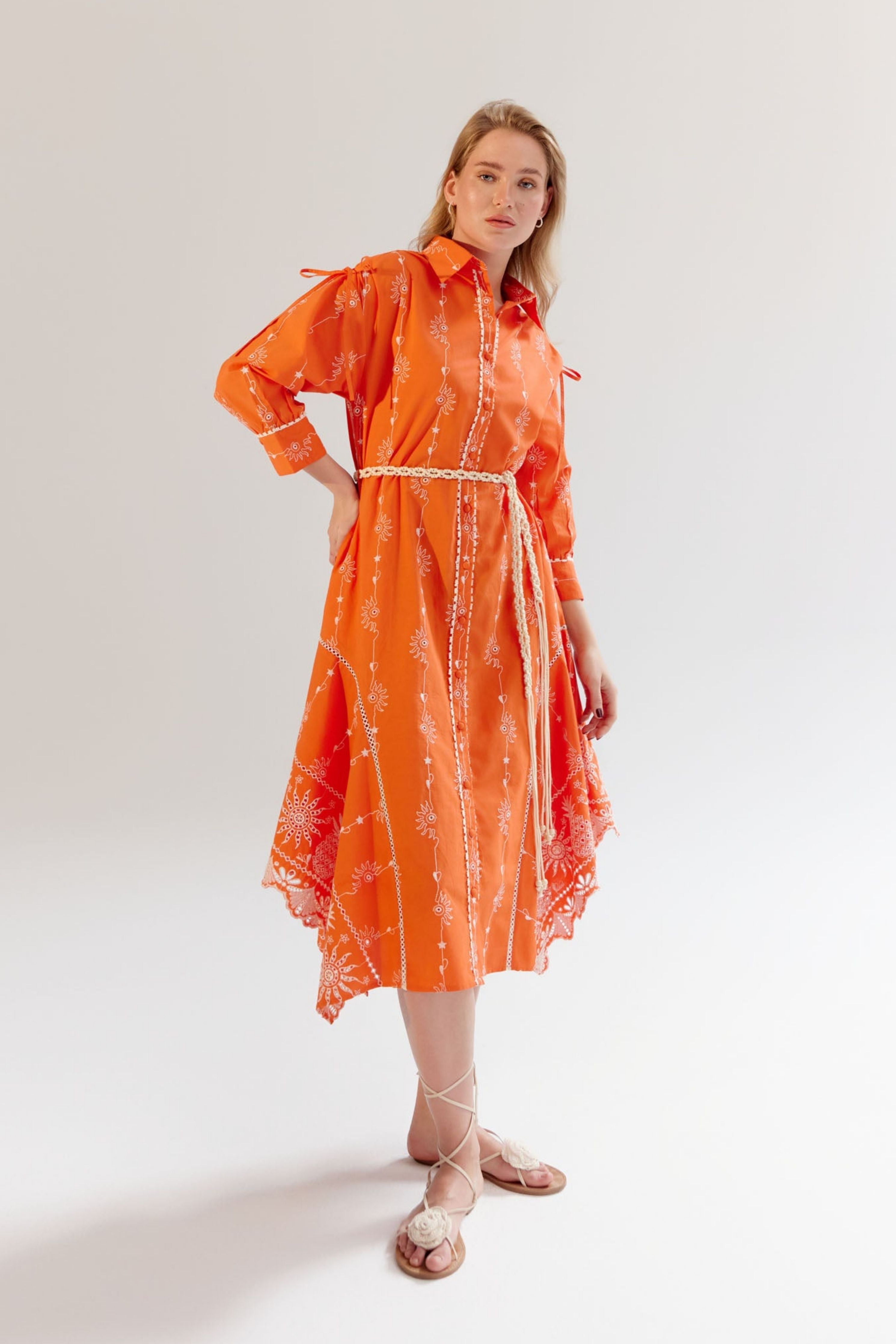 Tangerine Alba Maxi Dress