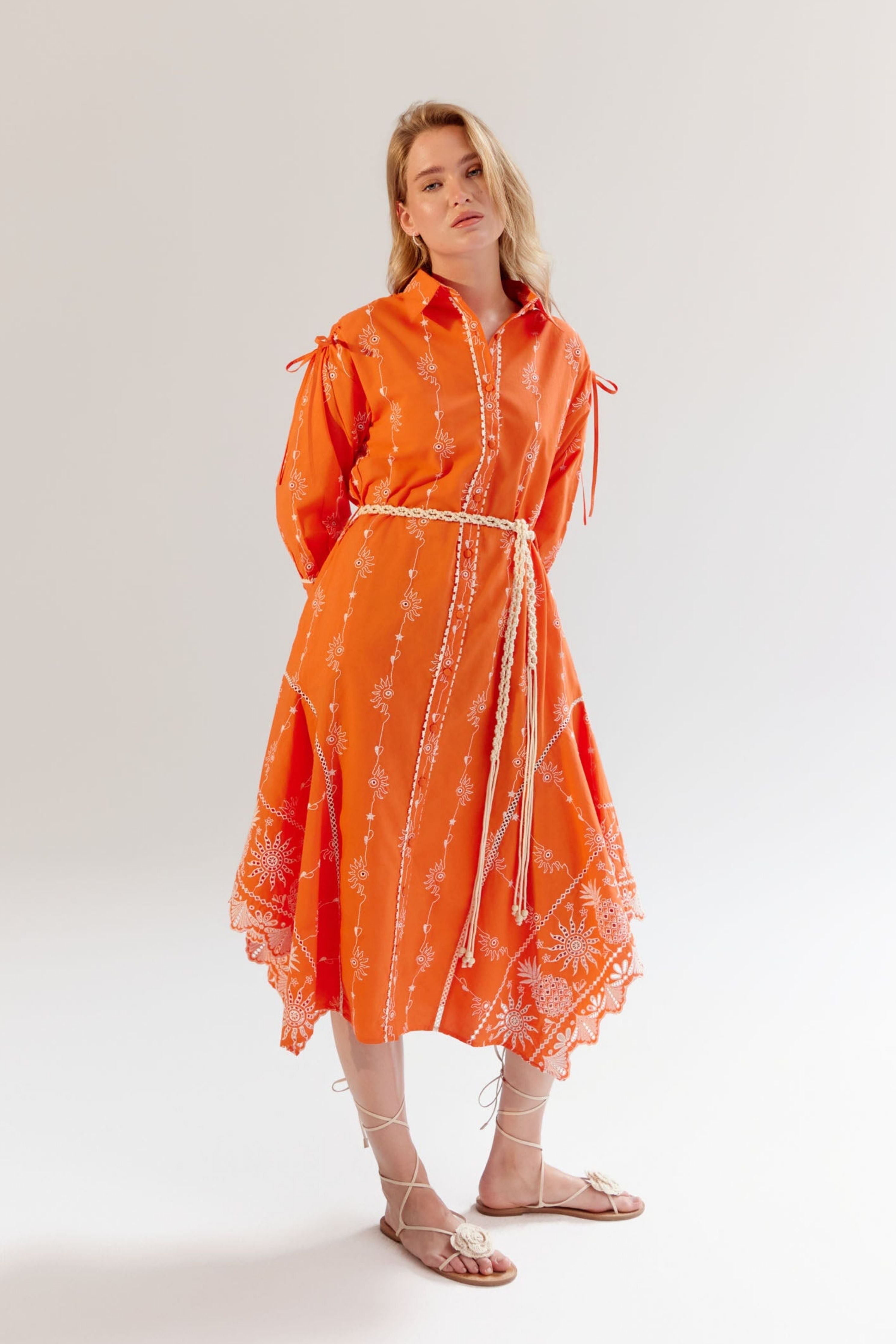 Tangerine Alba Maxi Dress