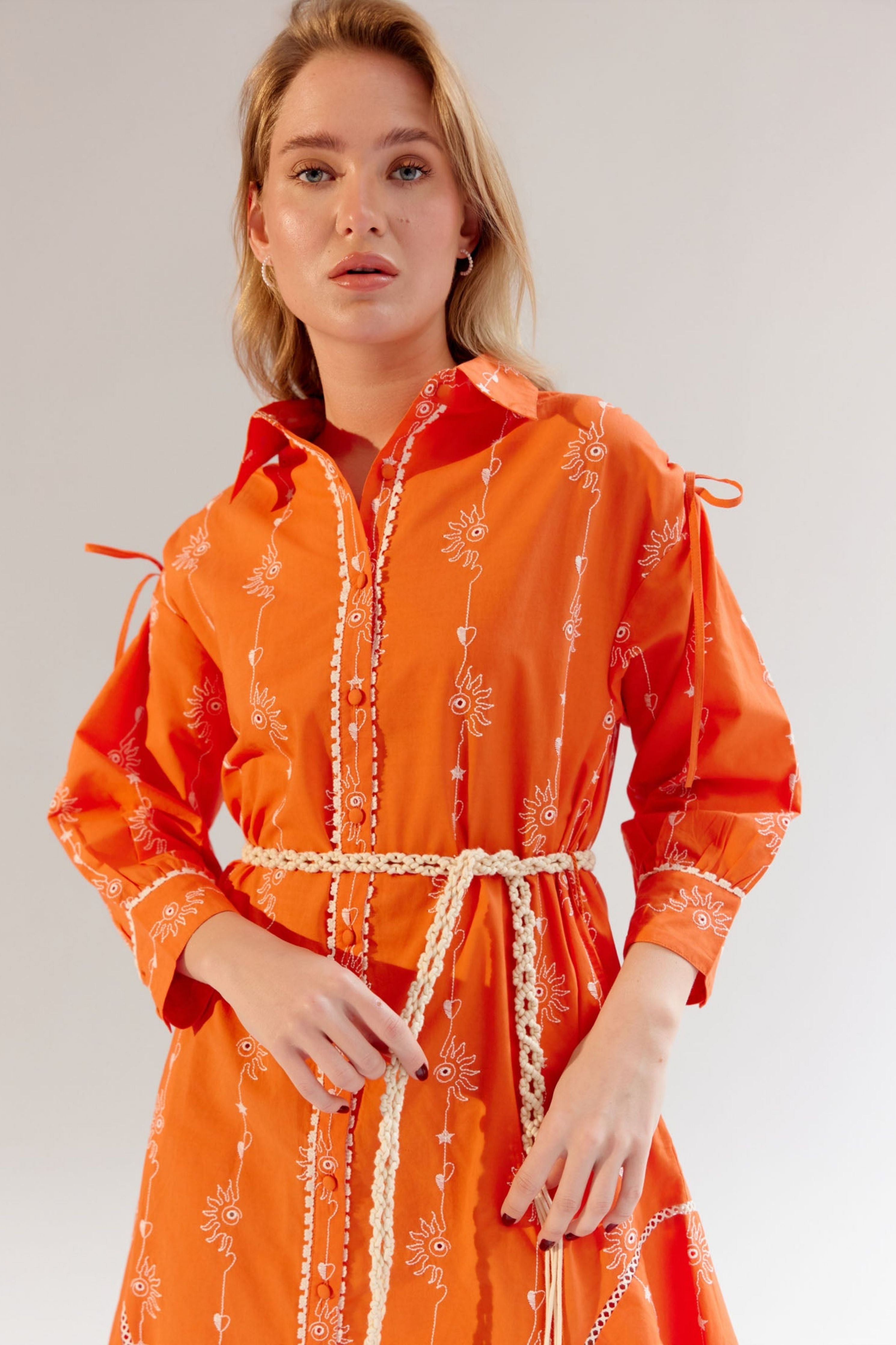 Tangerine Alba Maxi Dress