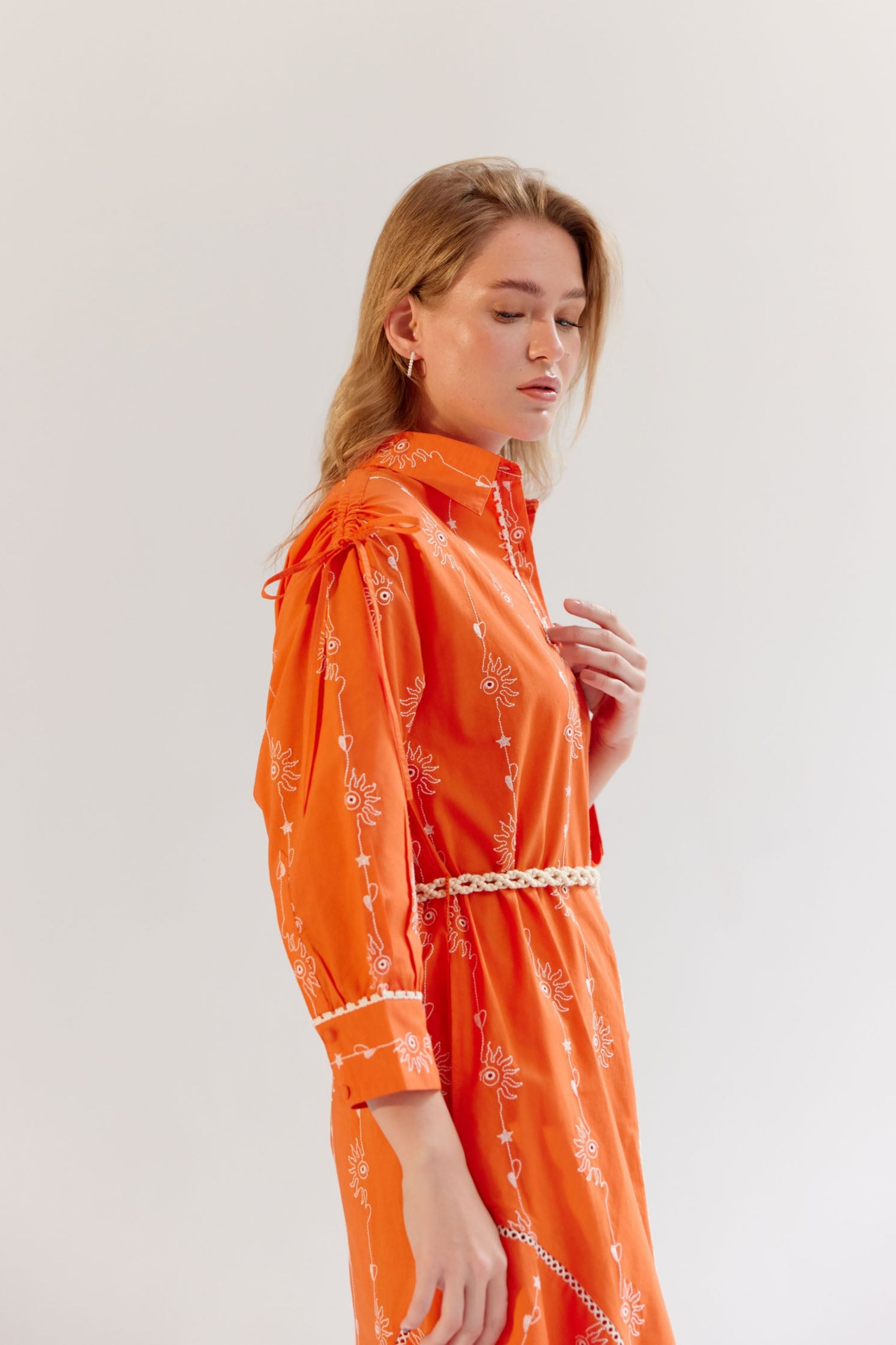 Tangerine Alba Maxi Dress
