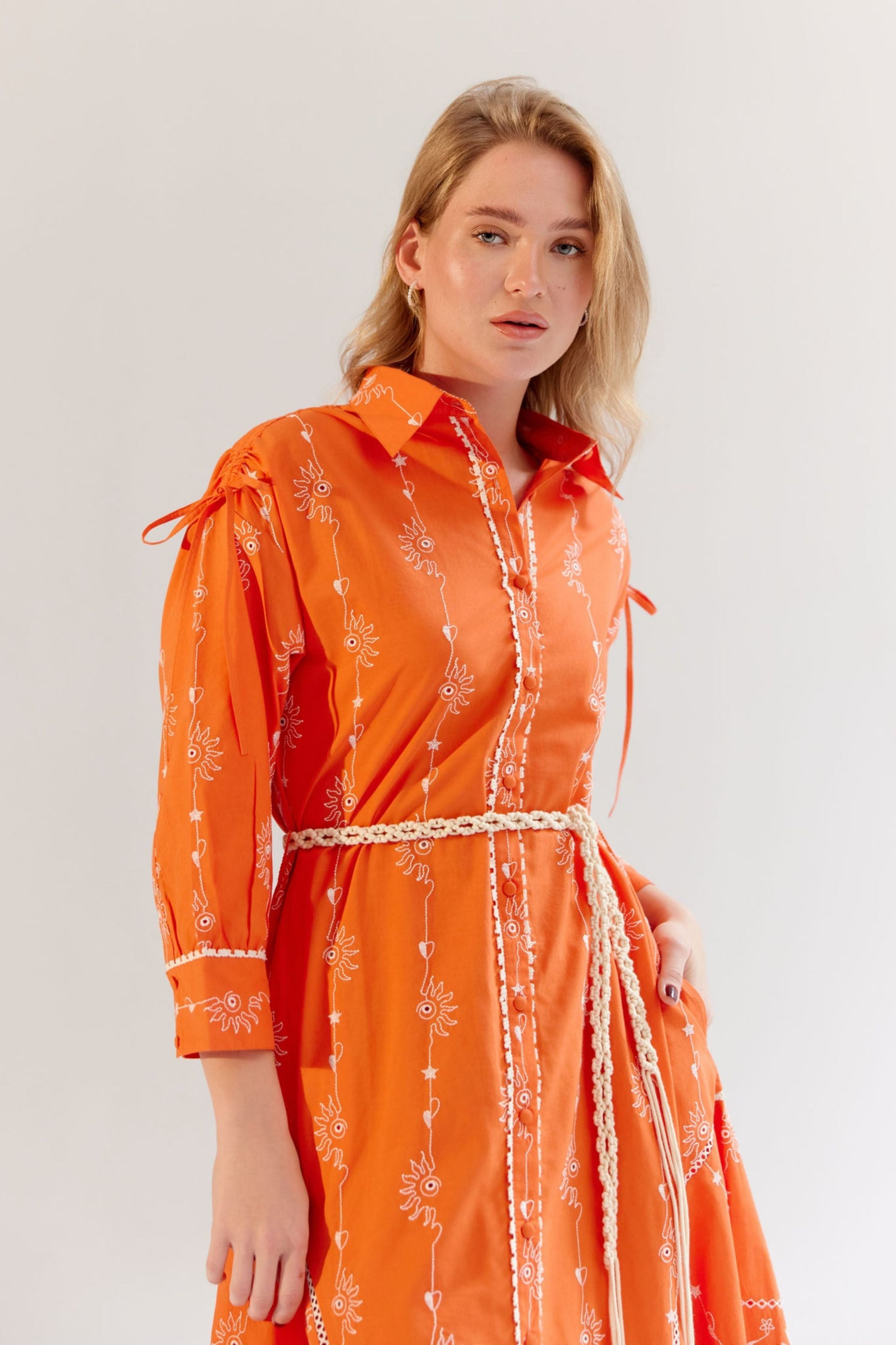 Tangerine Alba Maxi Dress