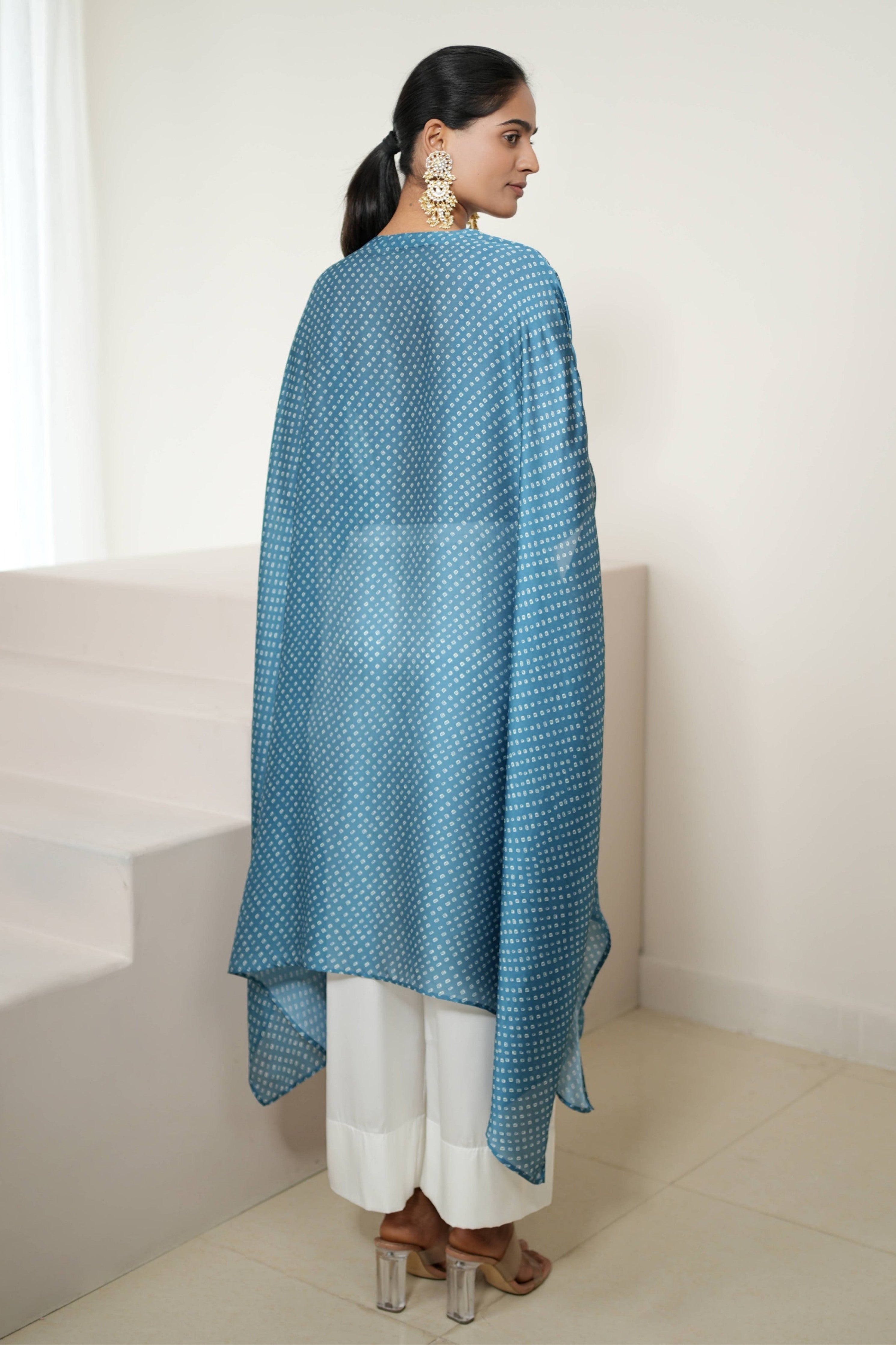 Teal Blue Kaftan