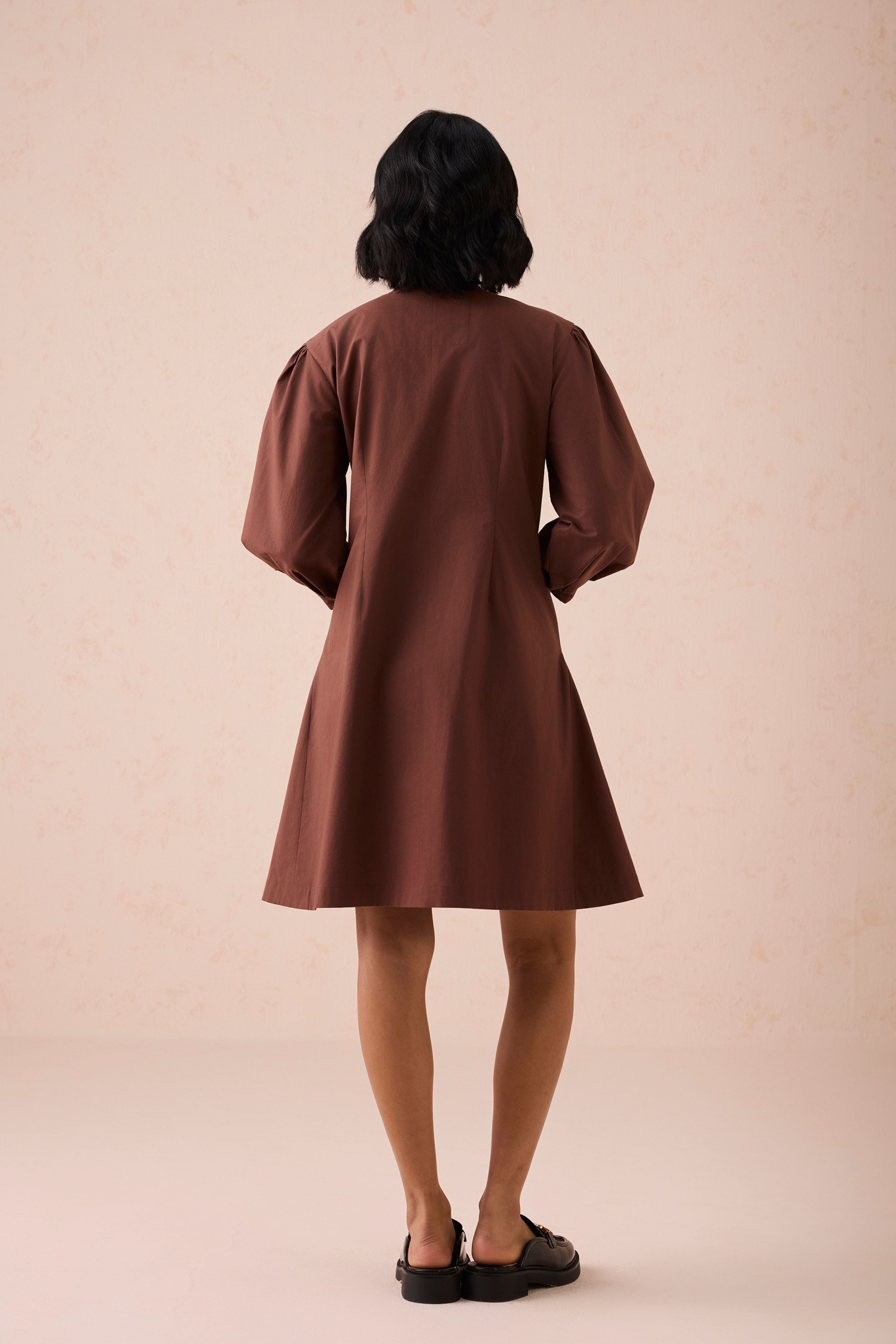 The Cocoa Organic Cotton Short Dress