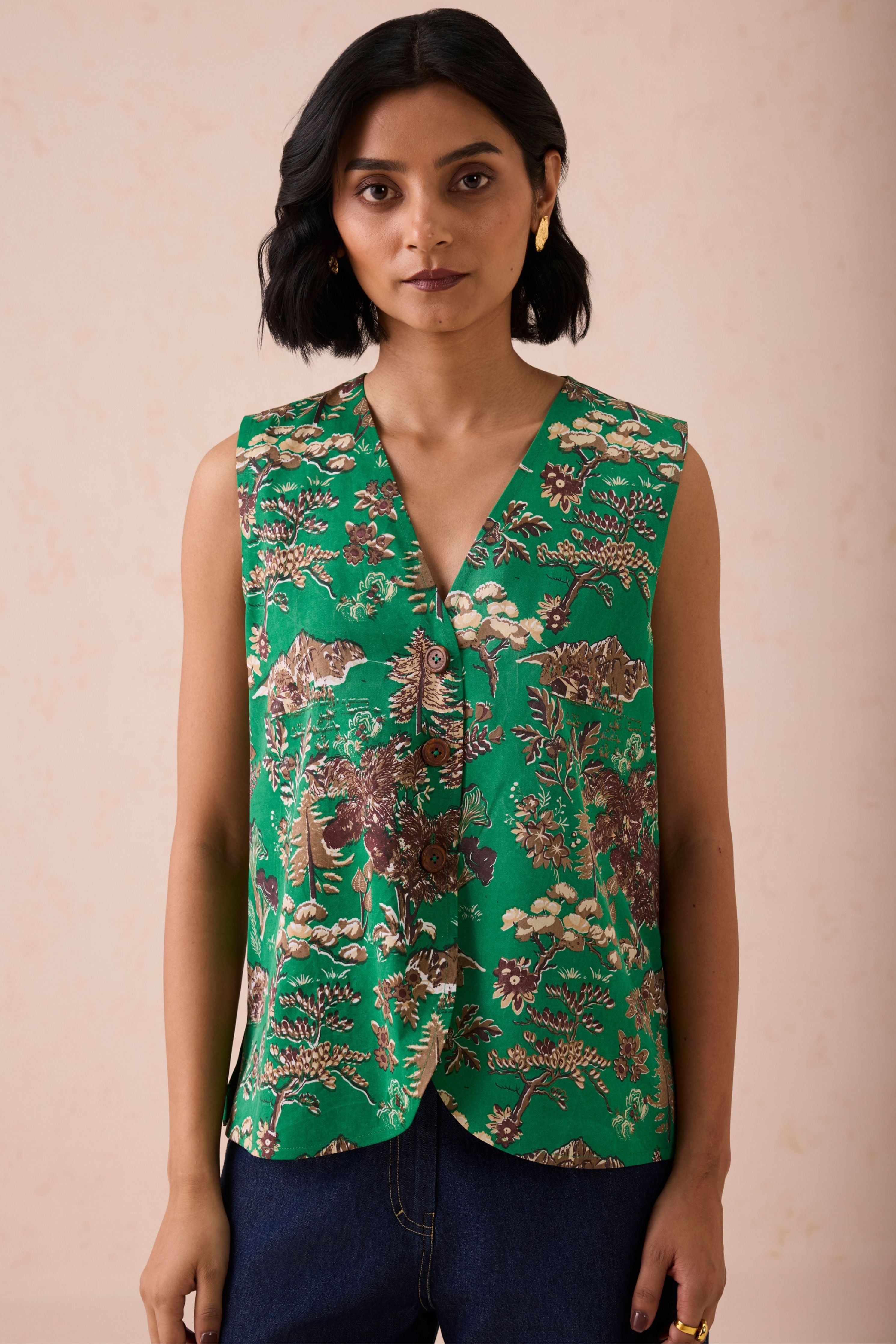 The Emerald Beginnings Tencel Waistcoat