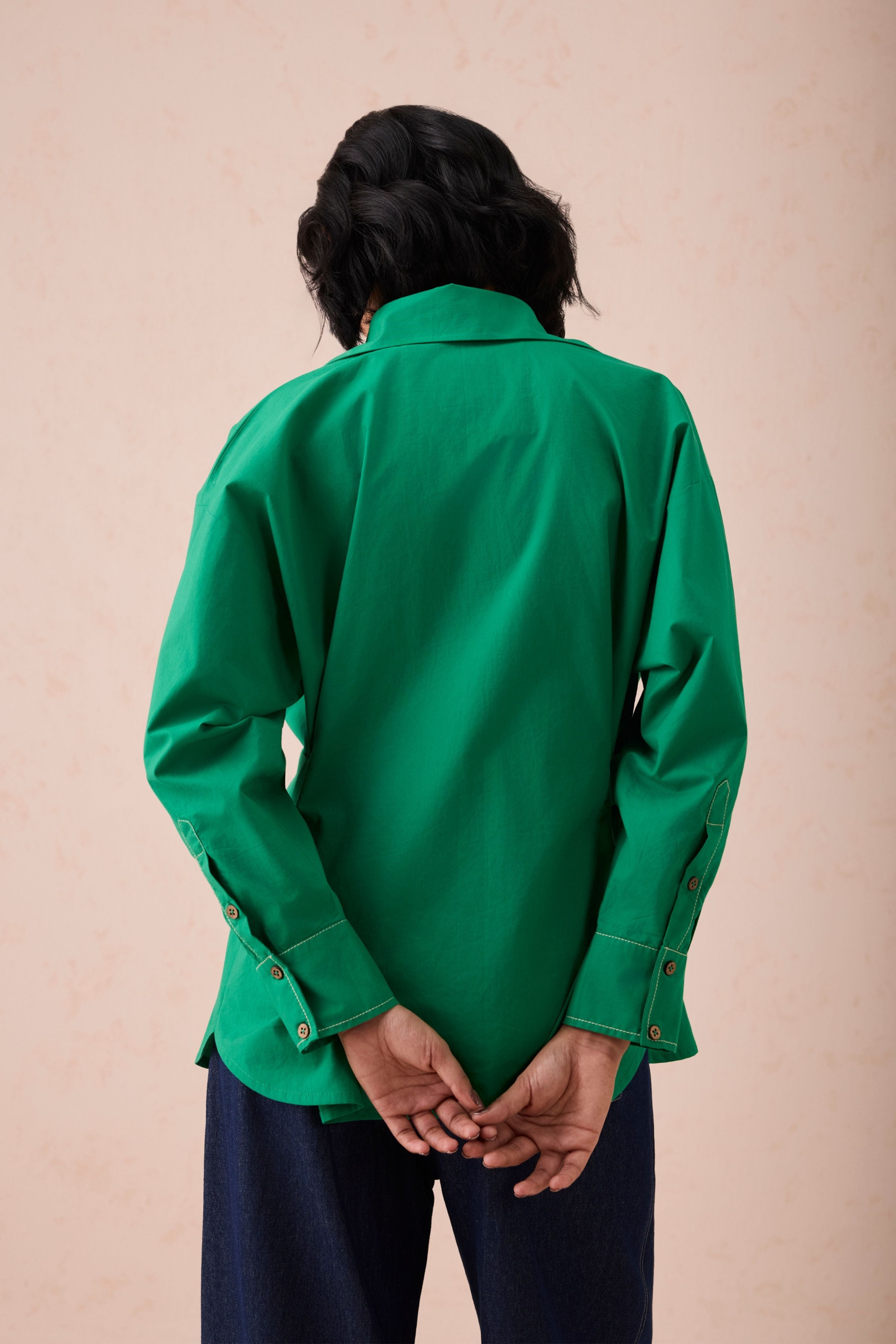 The Evergreen Wonder Classic Organic Cotton Shirt Blouse