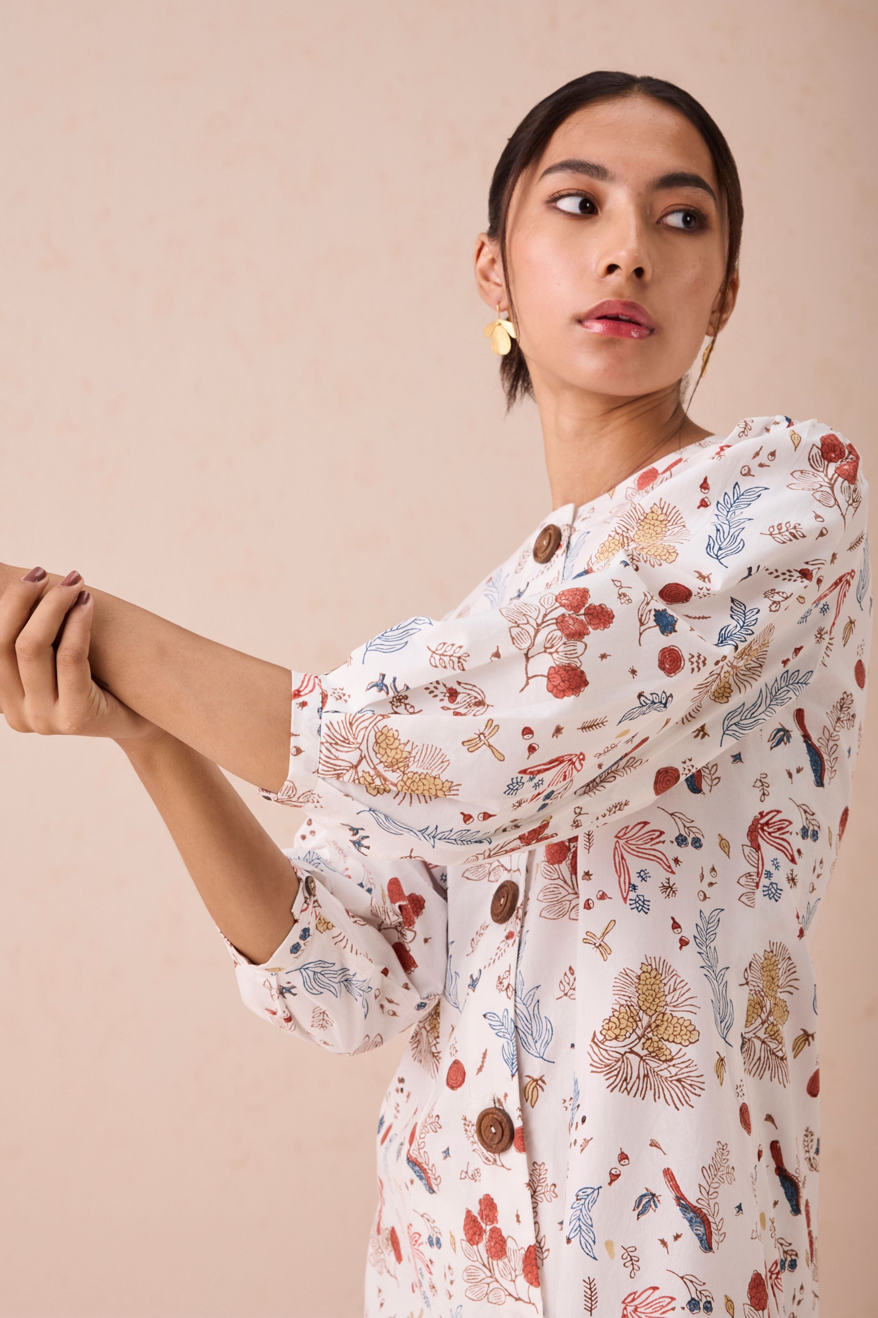 Forest Pine Organic Dress