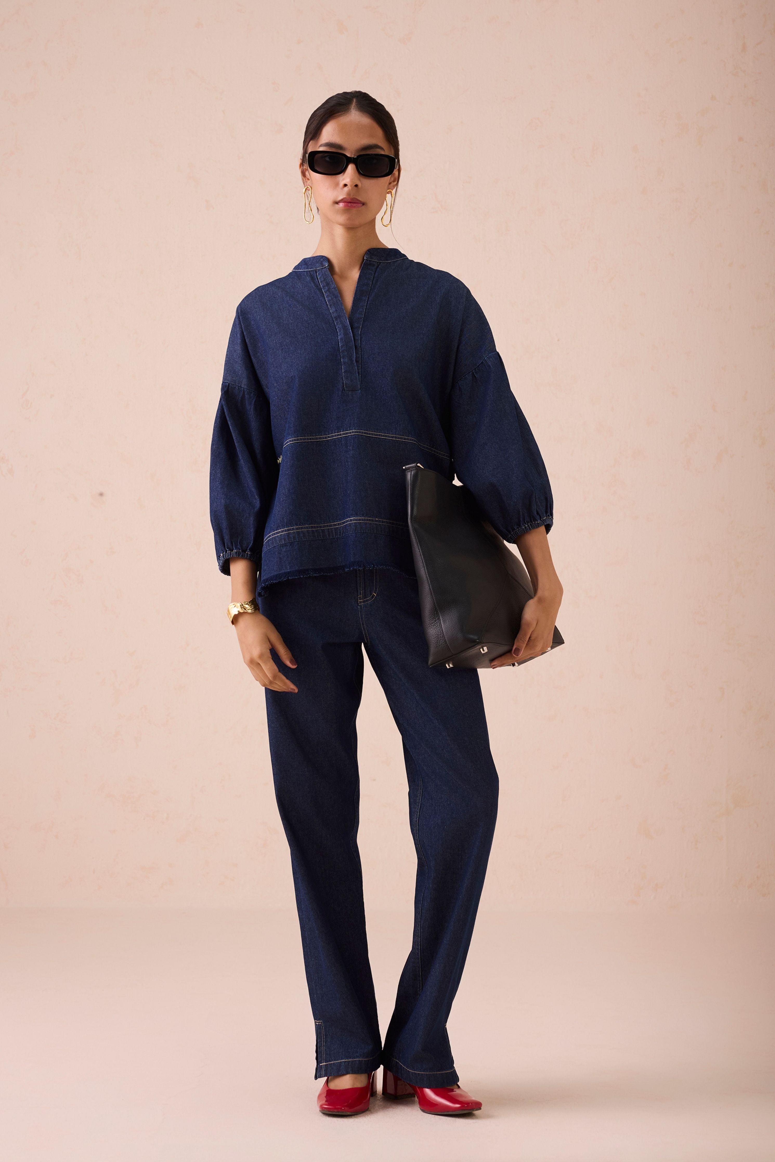 The Little Things Denim Blouse