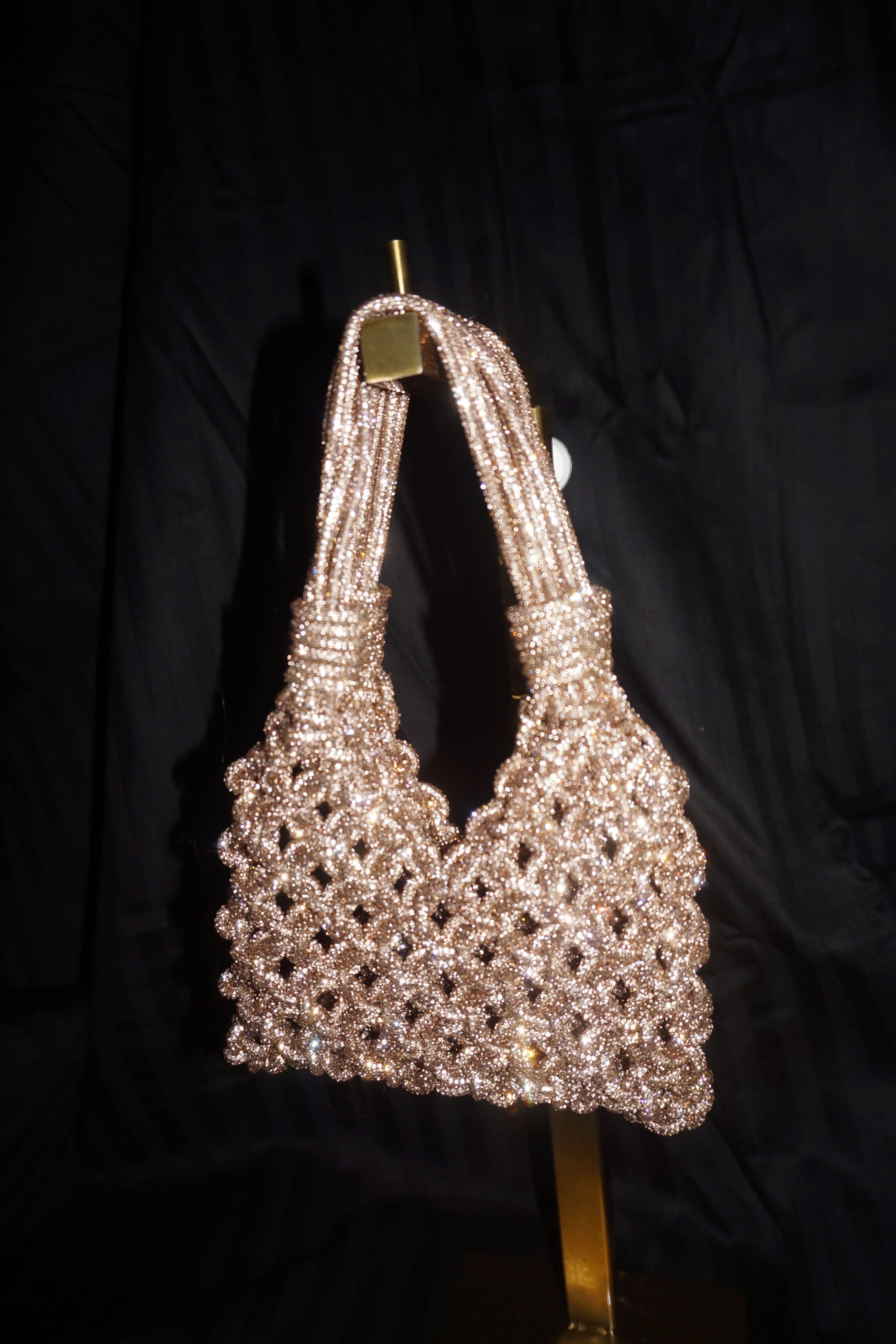 The Mini Pouch Champagne Gold