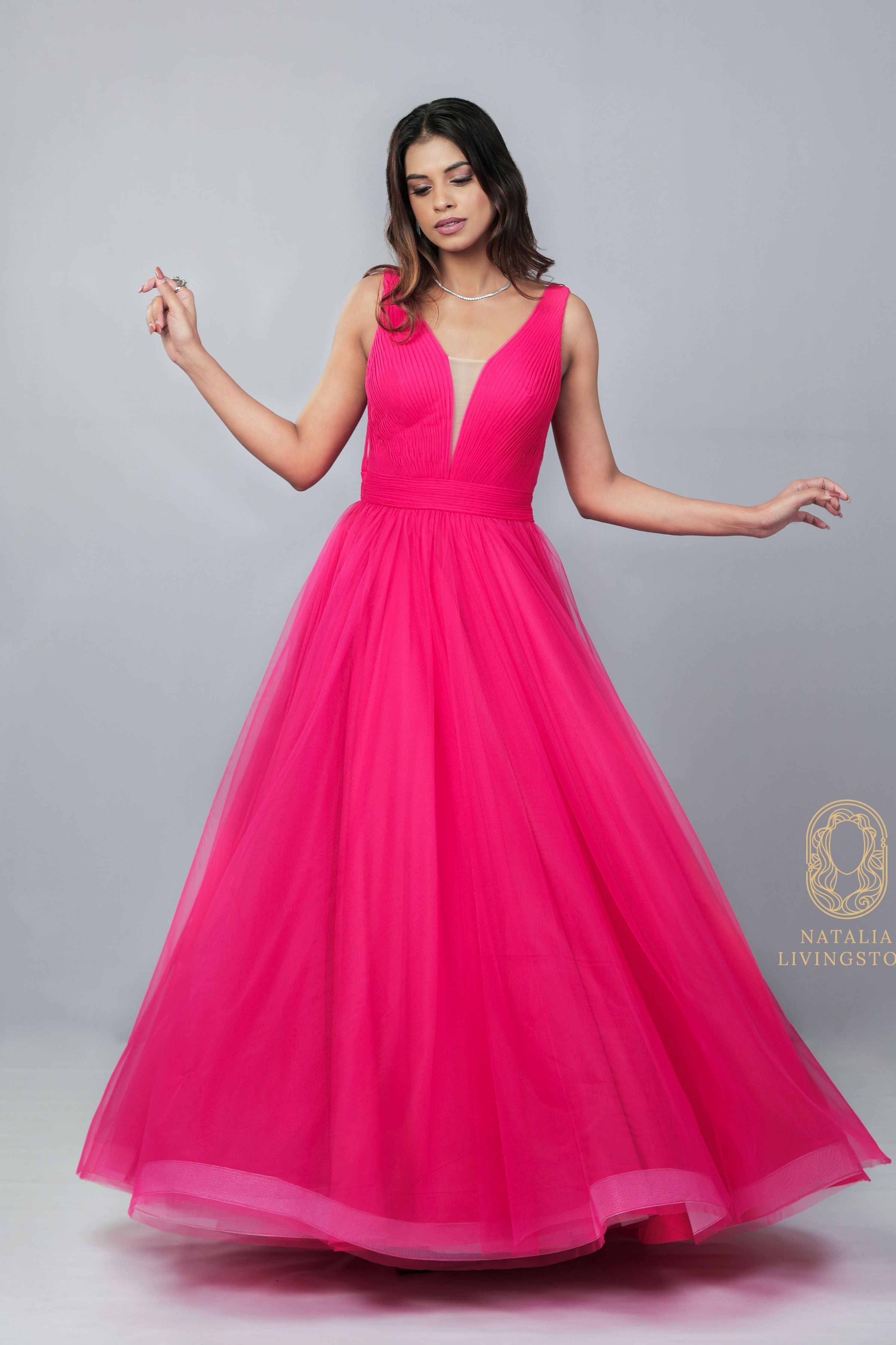 Thea Fuchsia Pink Dress