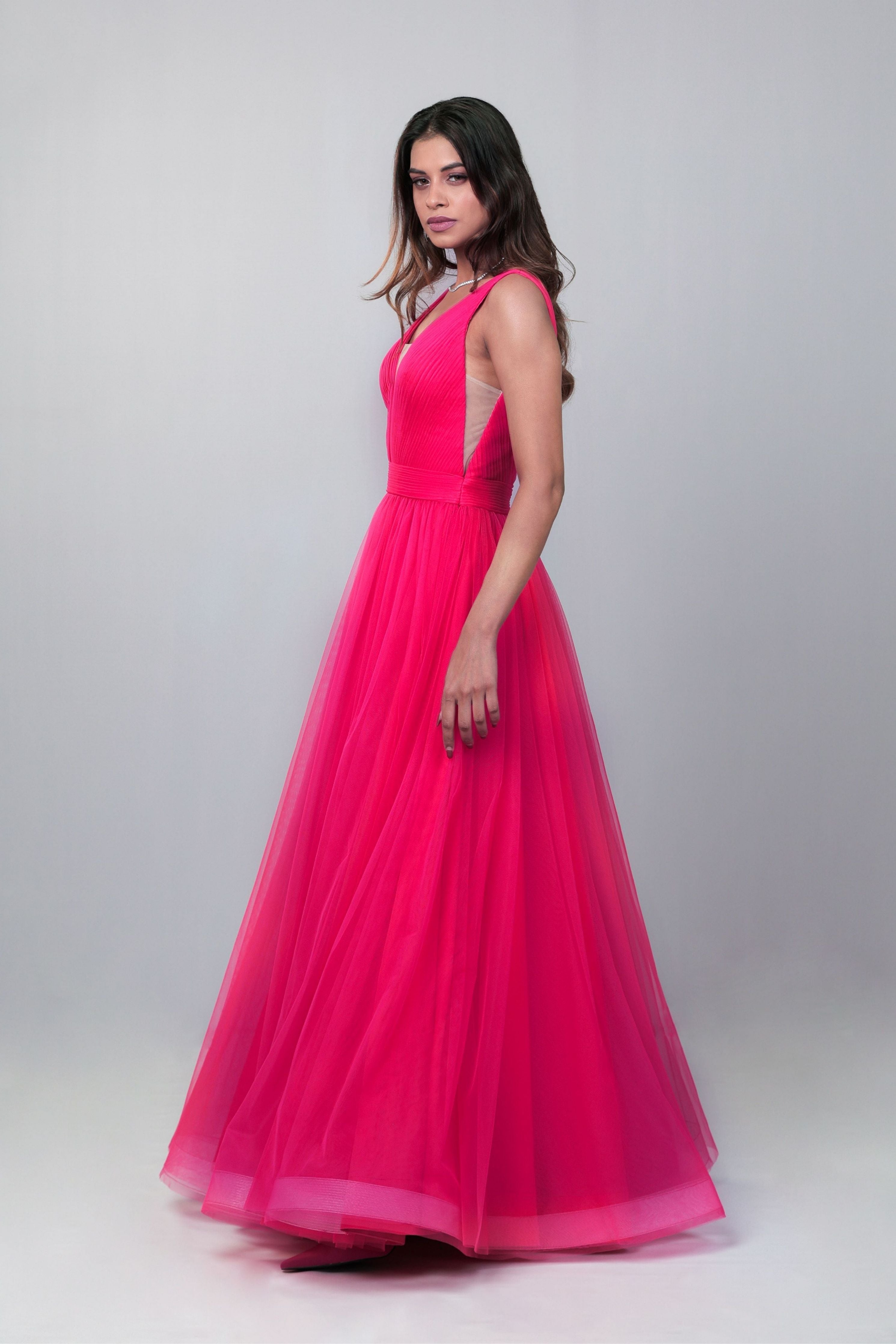 Thea Fuchsia Pink Dress