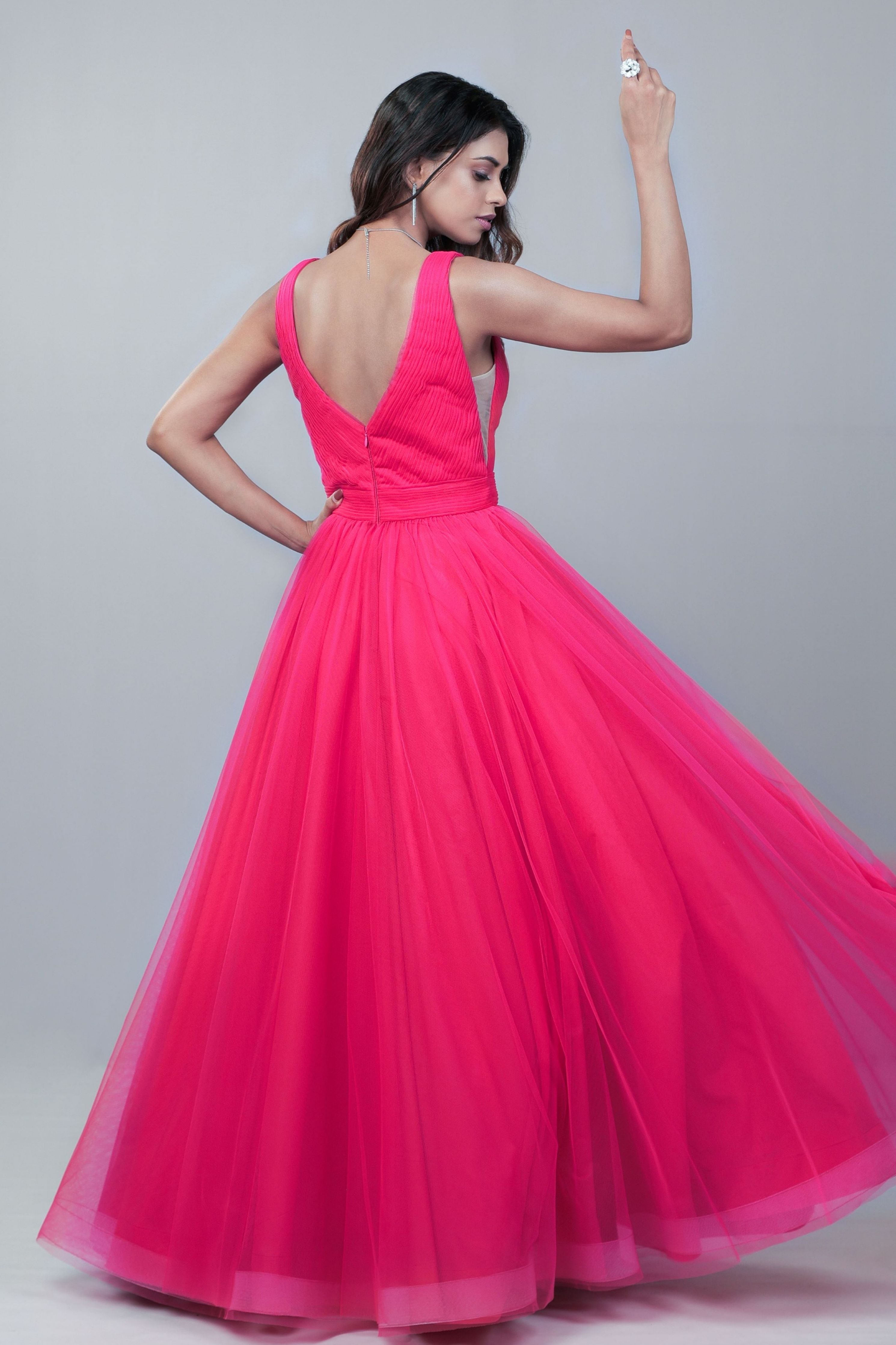 Thea Fuchsia Pink Dress
