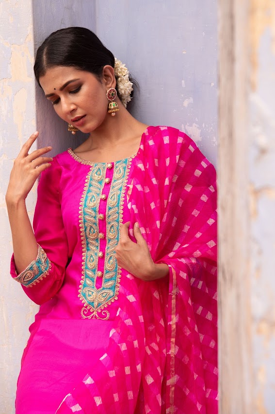 Three Panel Kurta Set