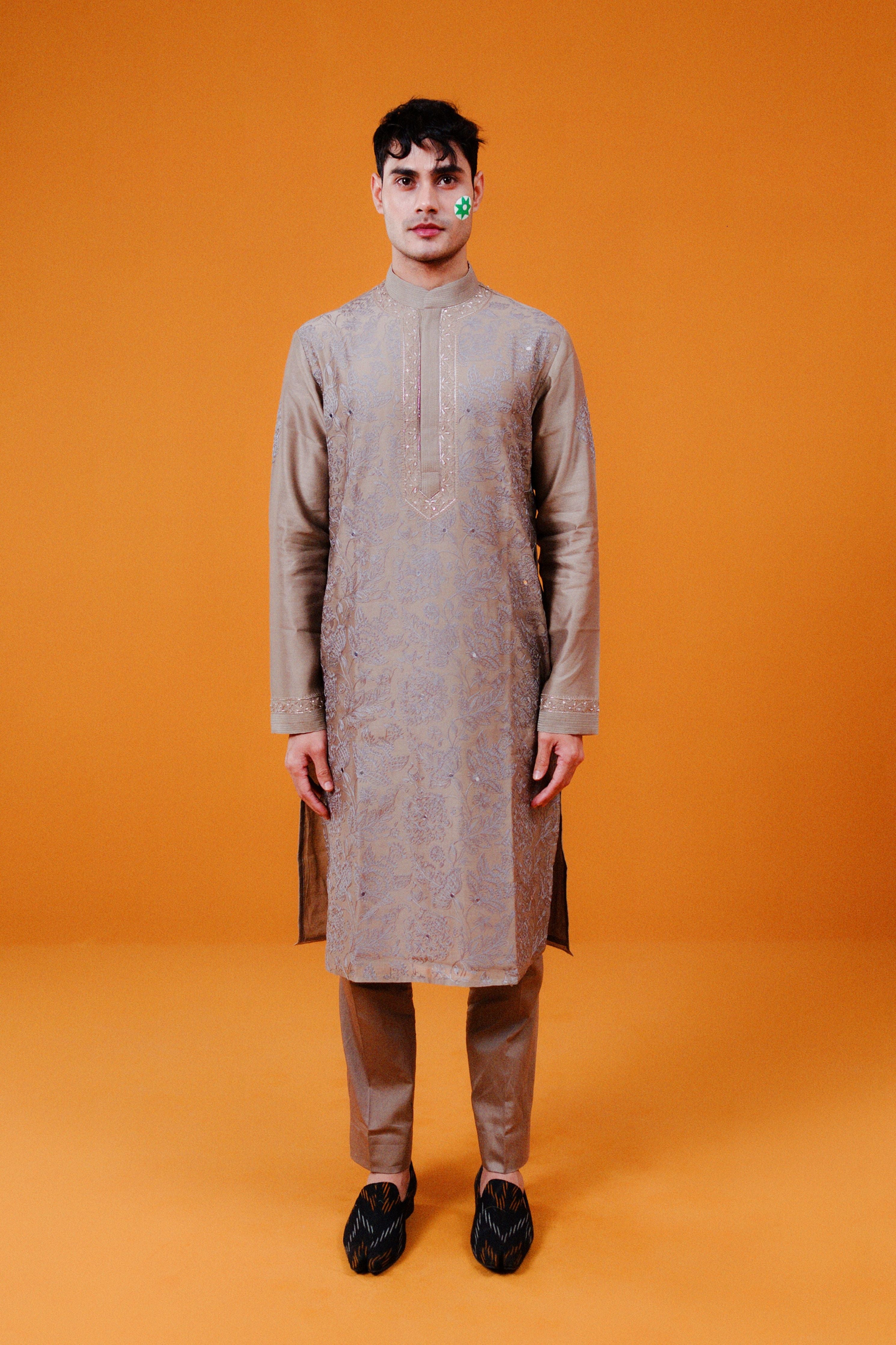 Toosh Floral Jacobean Kurta Set