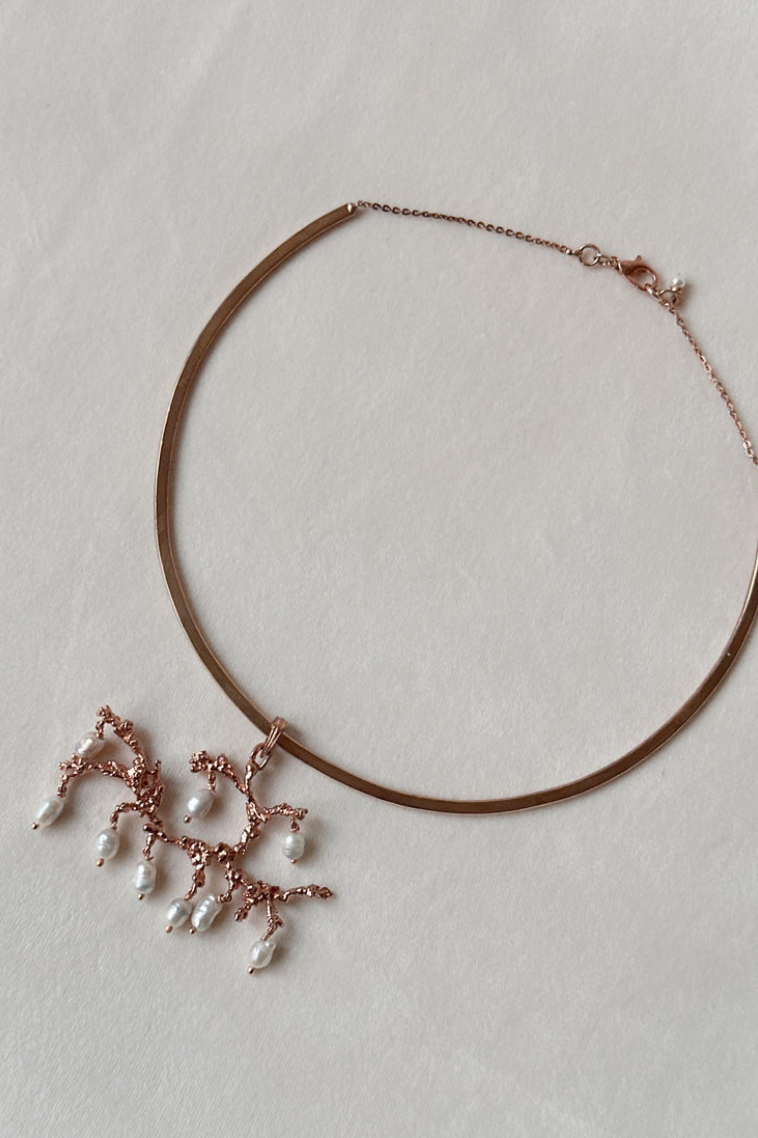 Untamed Pearl Drops Chandelier Pendant Rose