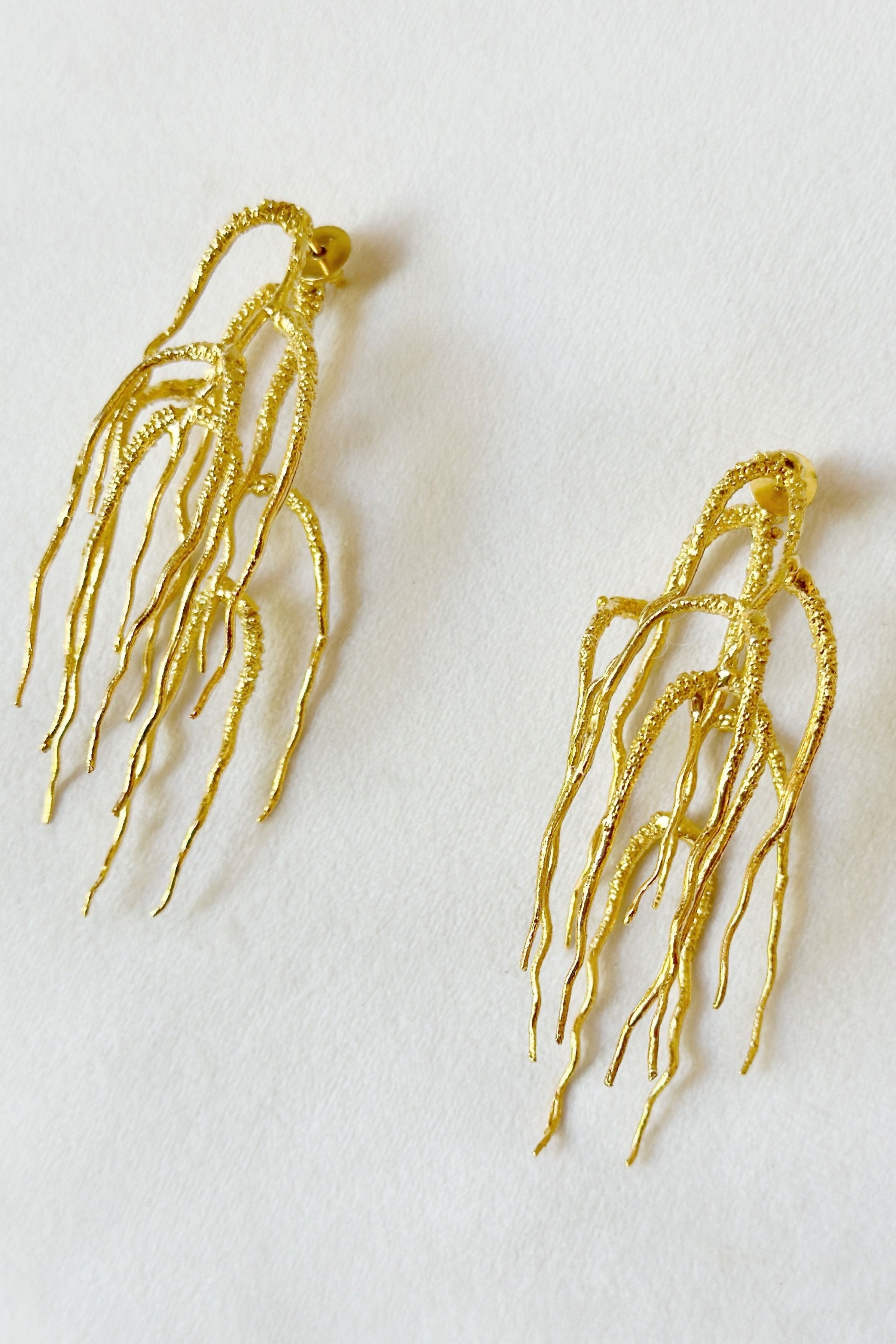 Untamed Goddess Dangles Gold