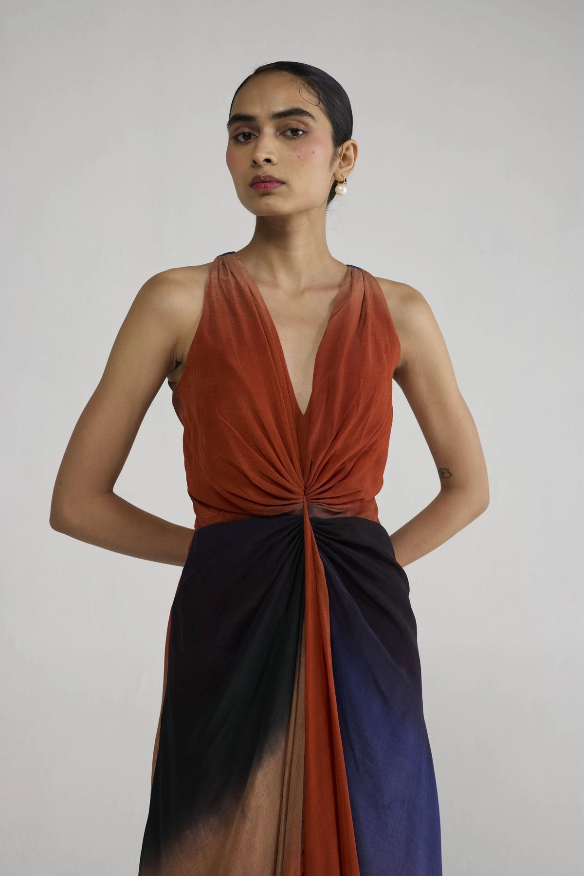 Ume Front Knot Dress