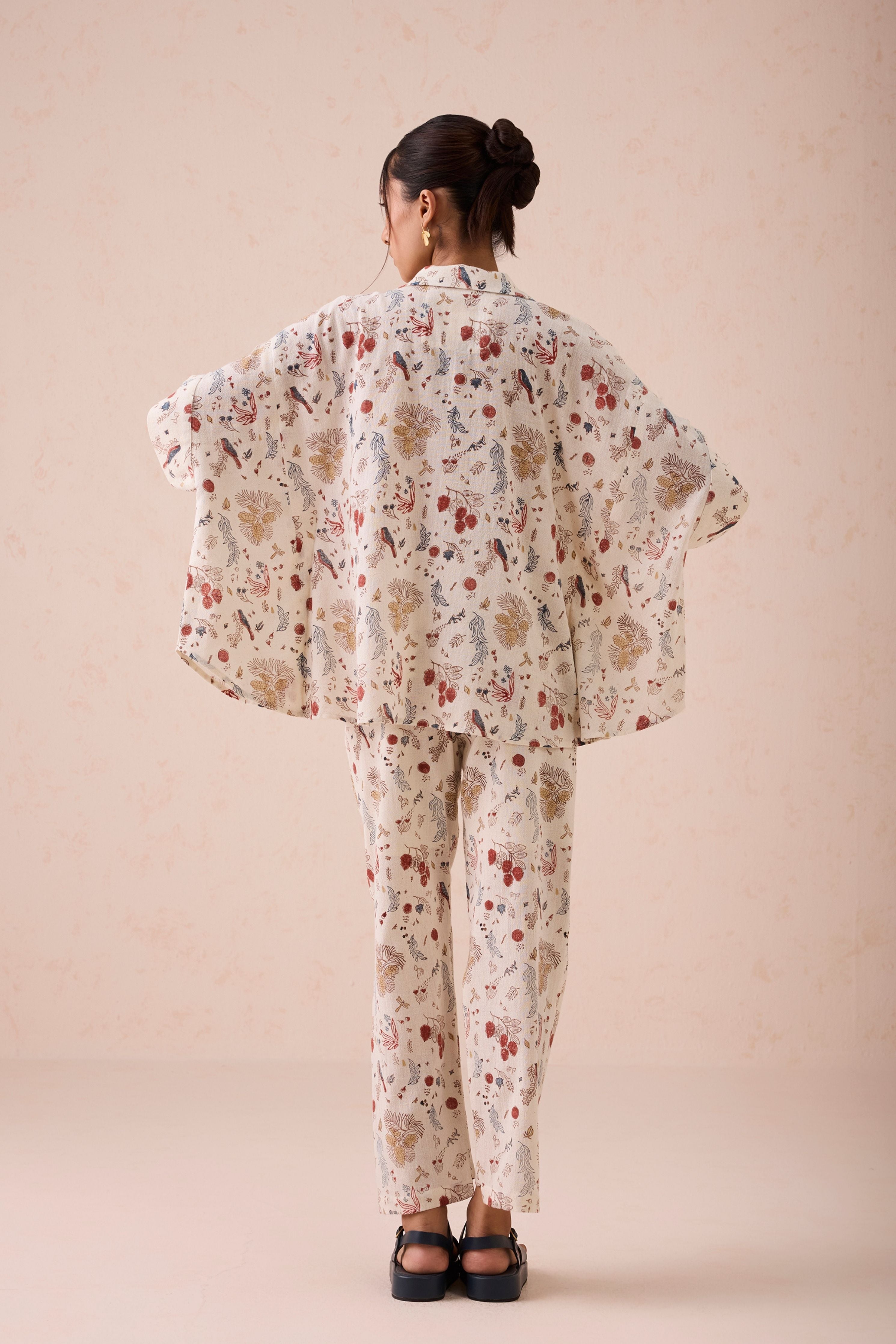 Under The Forest Sky Handspun Handwoven Organic Cotton Shirt