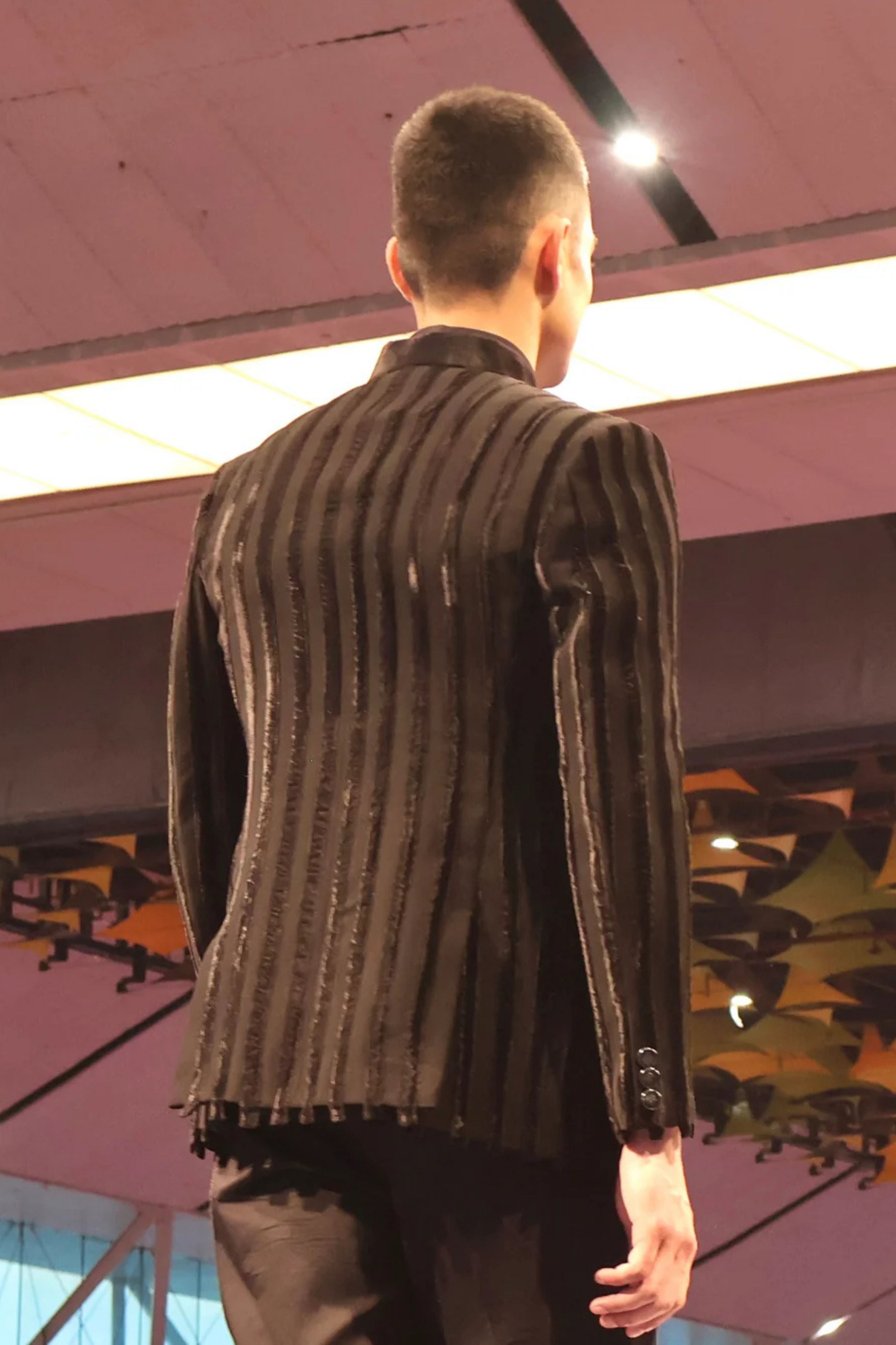 Velvet Panel Jacket