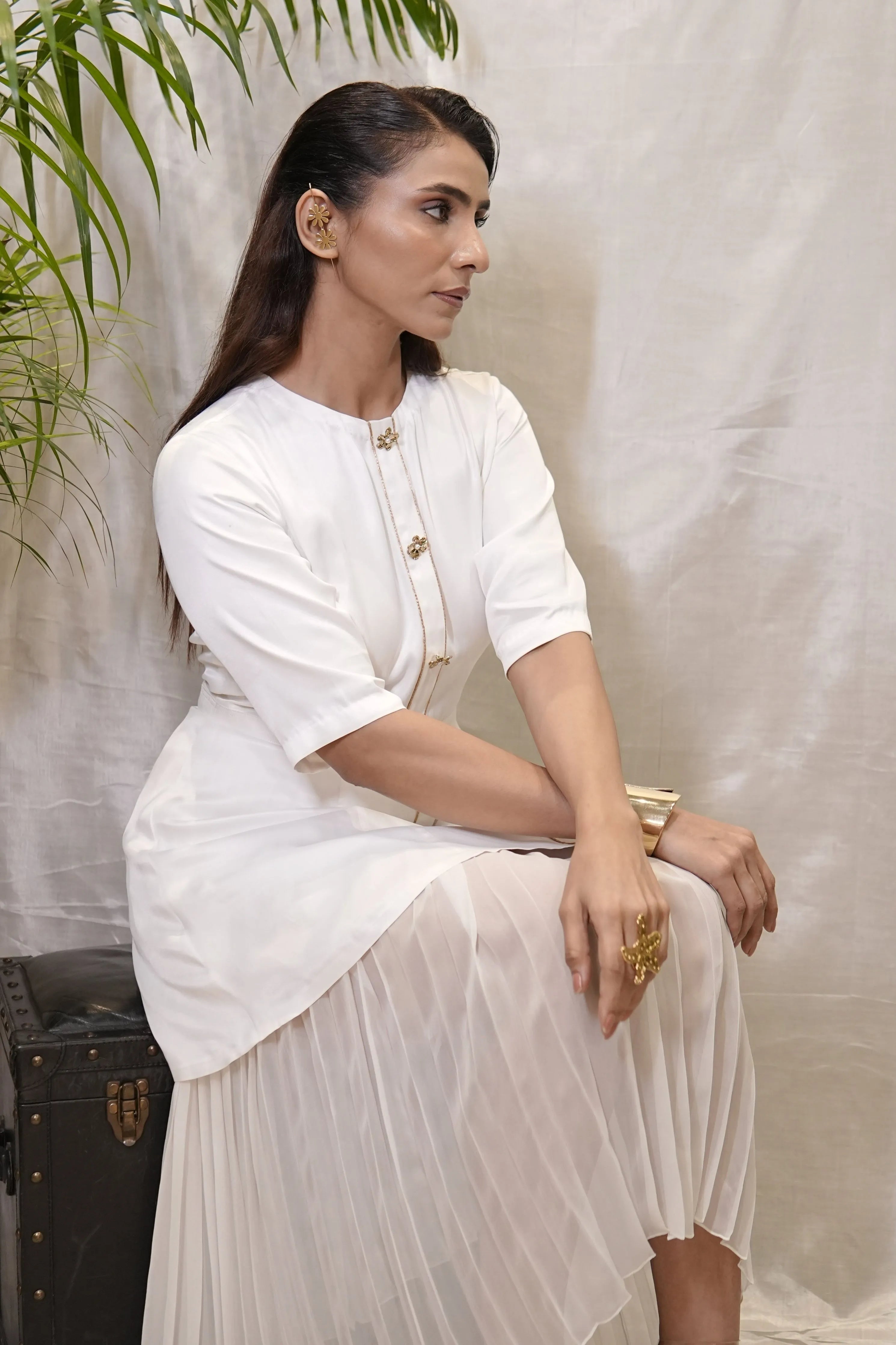 Halo White Dress