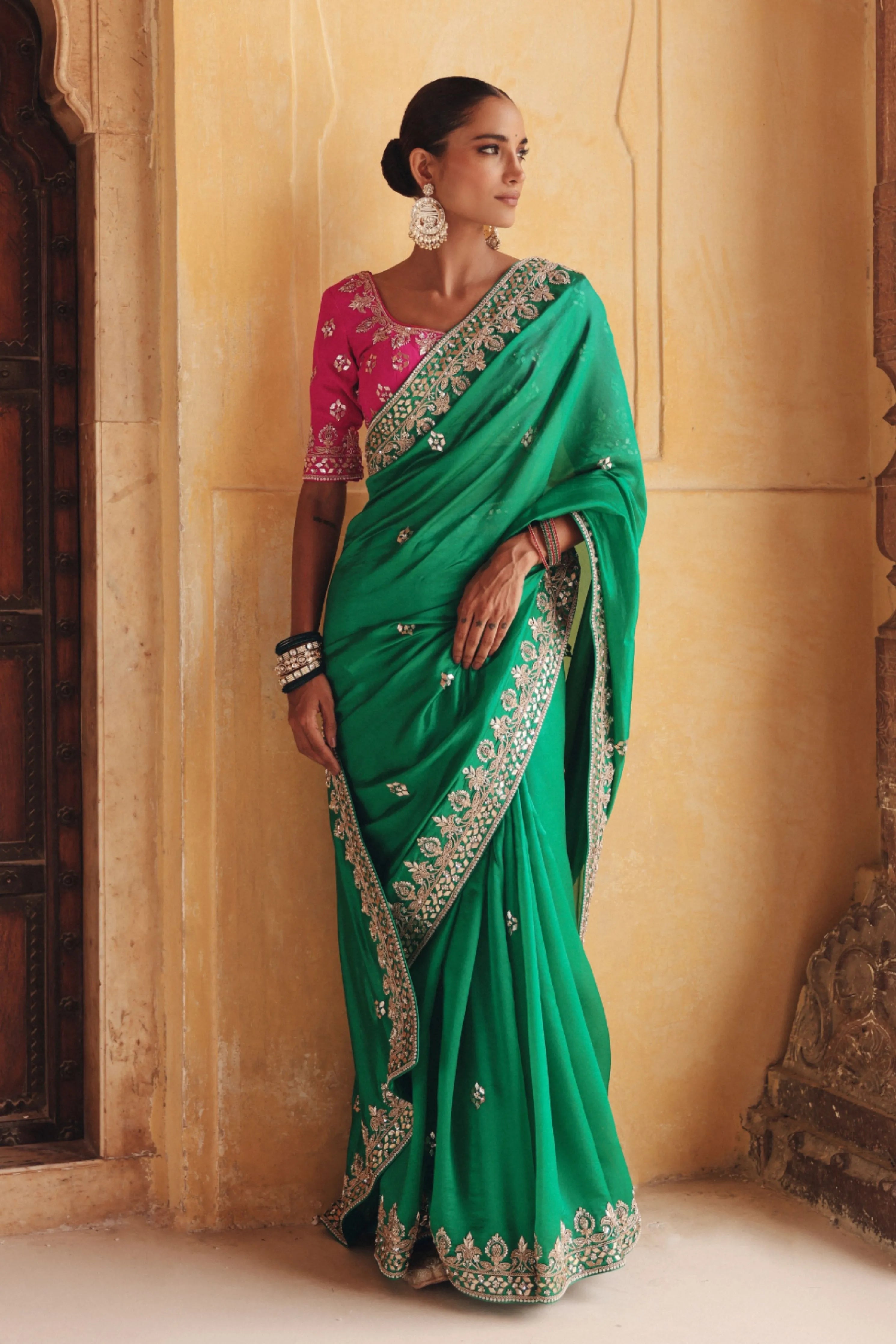 Hariyali Banni Saree