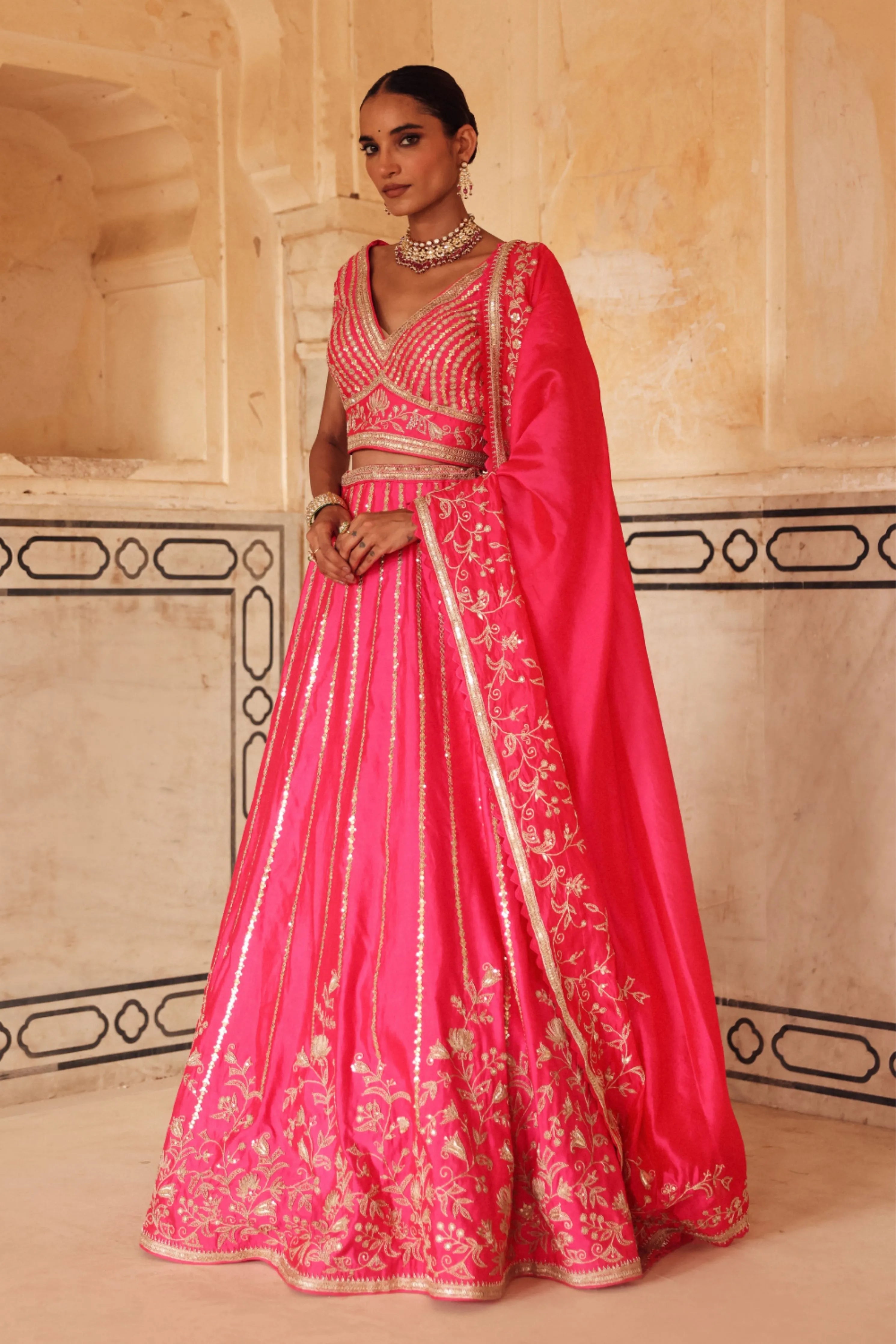 Gulbaag Lehenga