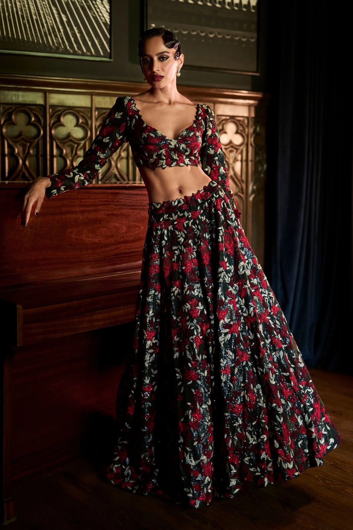 Elysian Bloom Lehenga Set