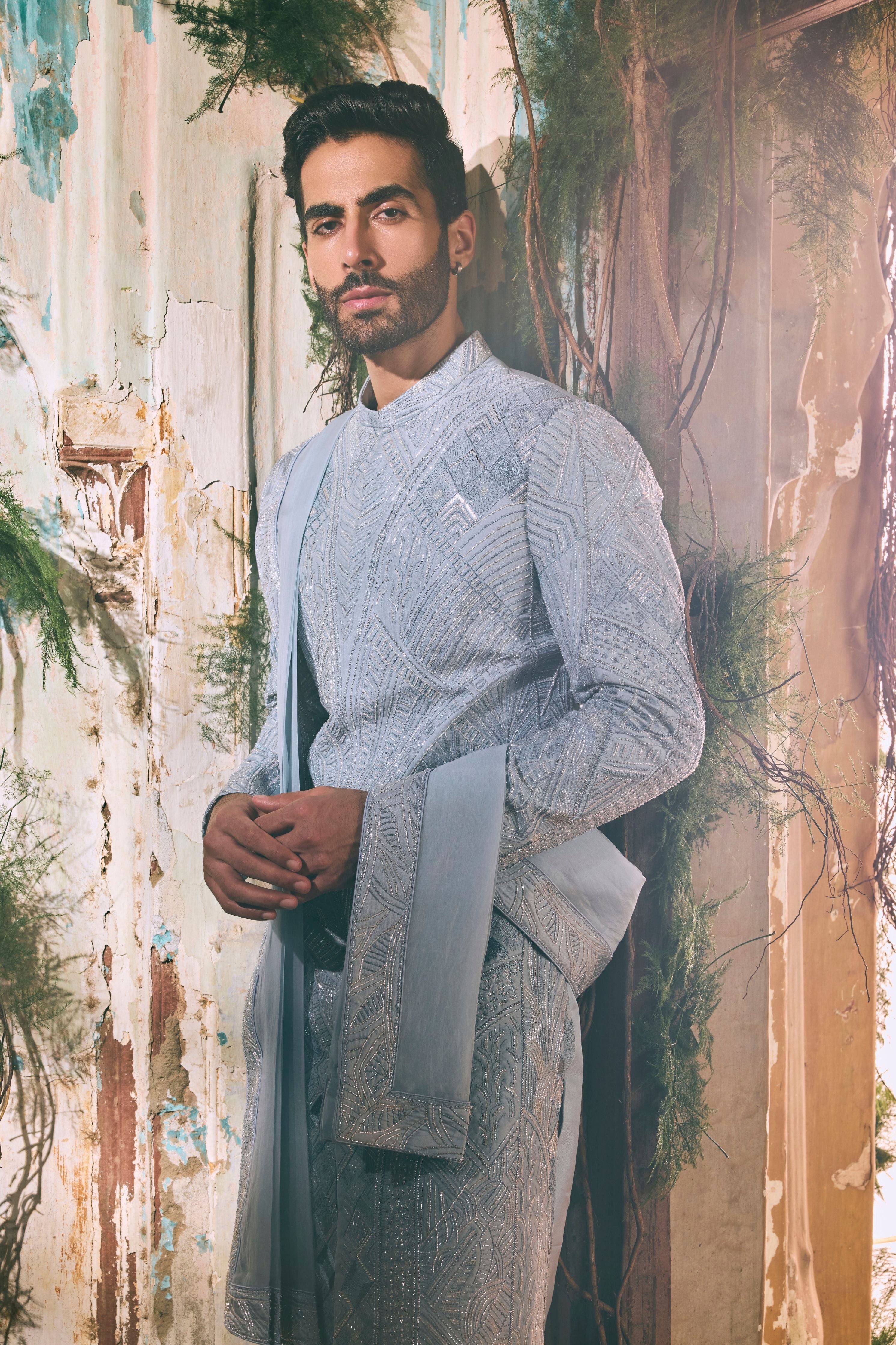 Azure Royale Sherwani Set