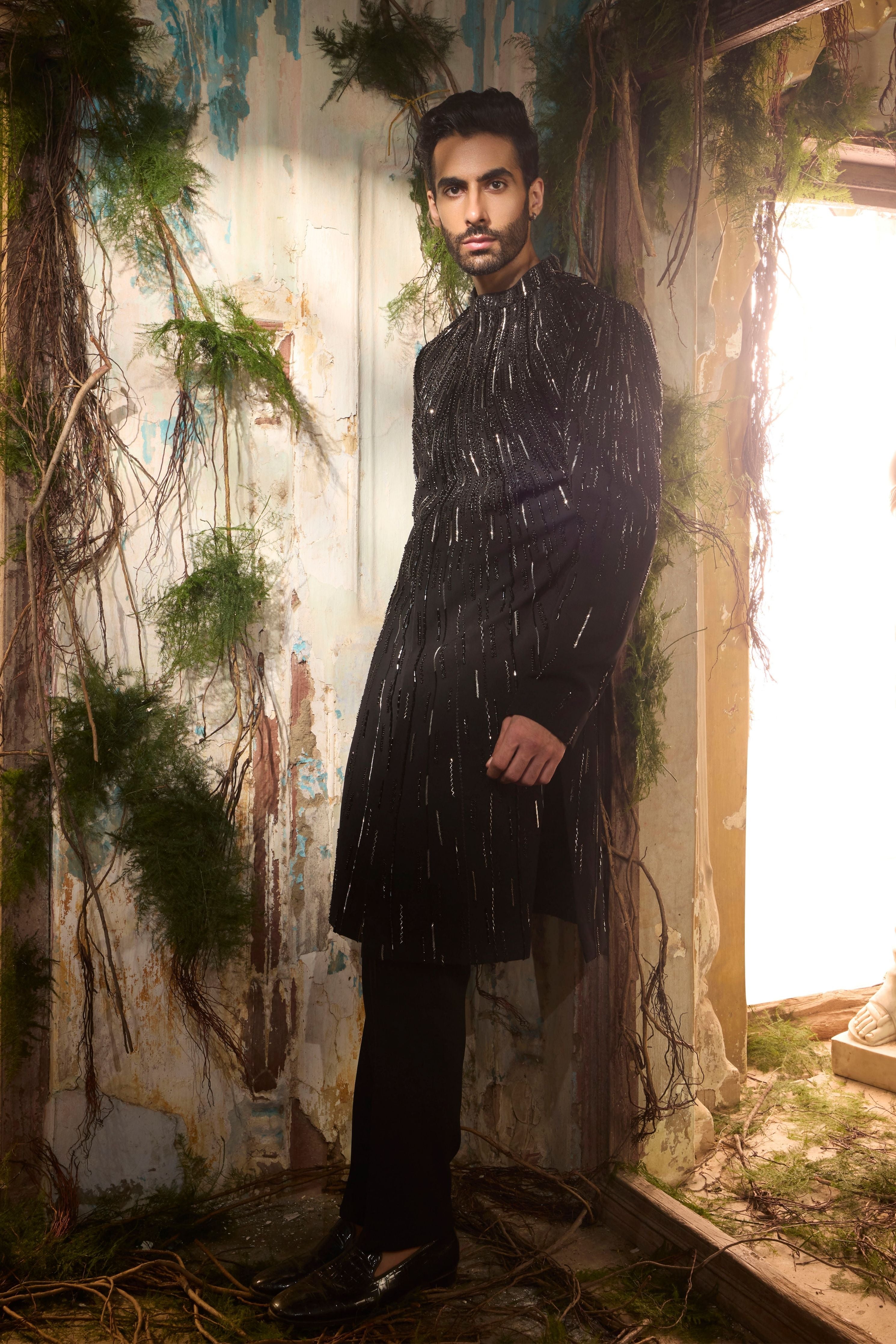 Cosmic Rays Sherwani Set
