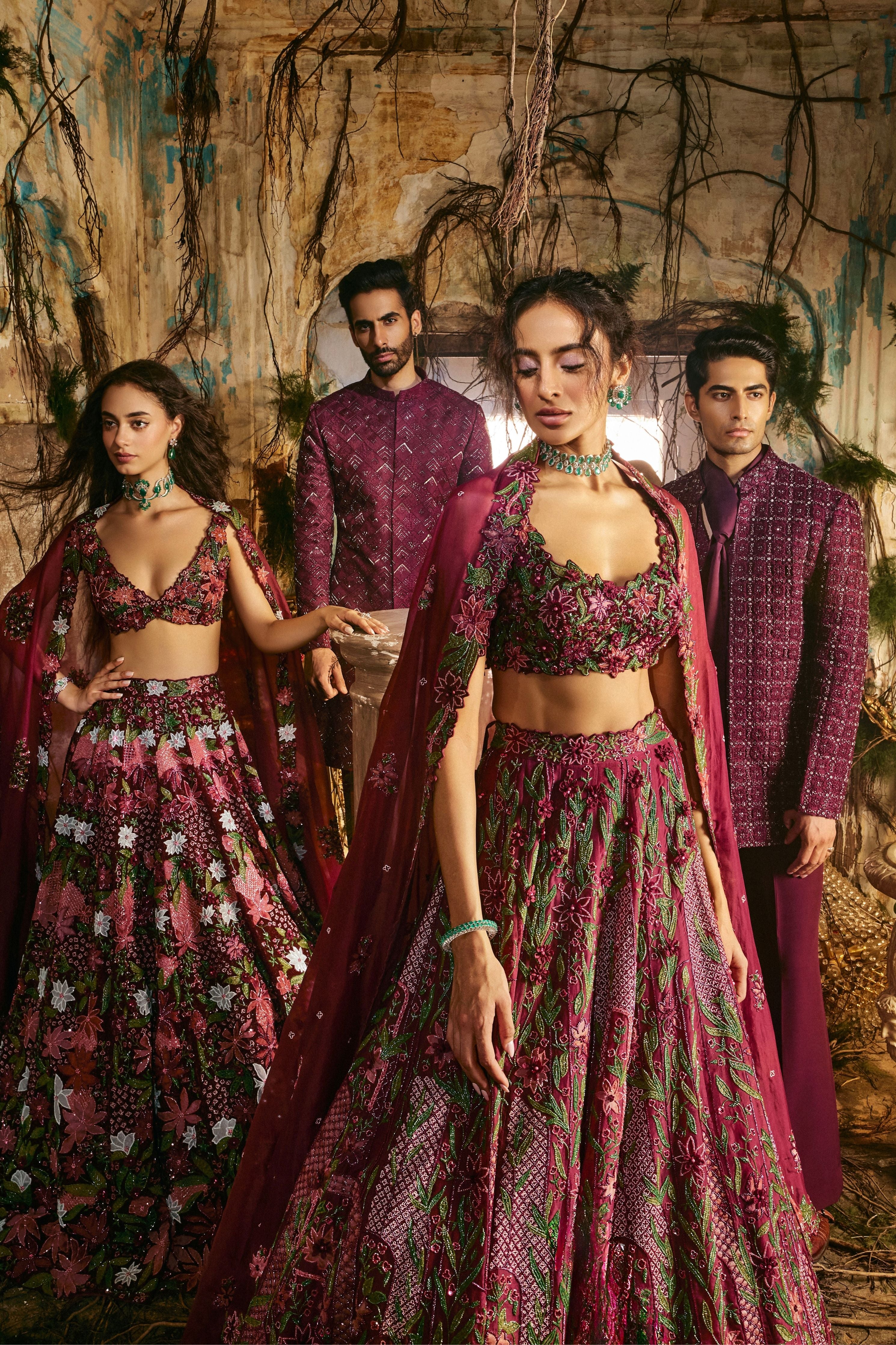 Plumage lehenga set