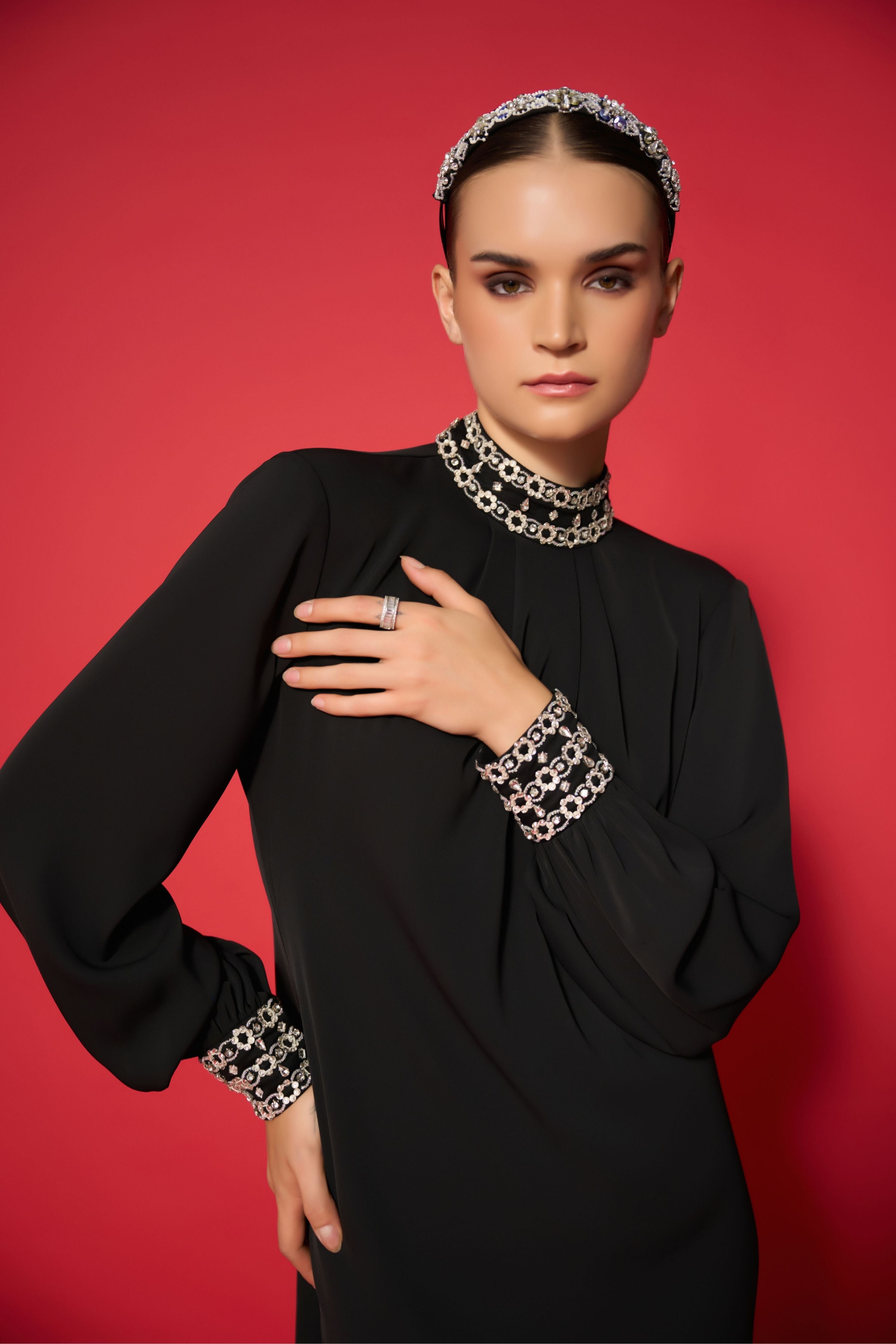 Levy Embroidered Dress