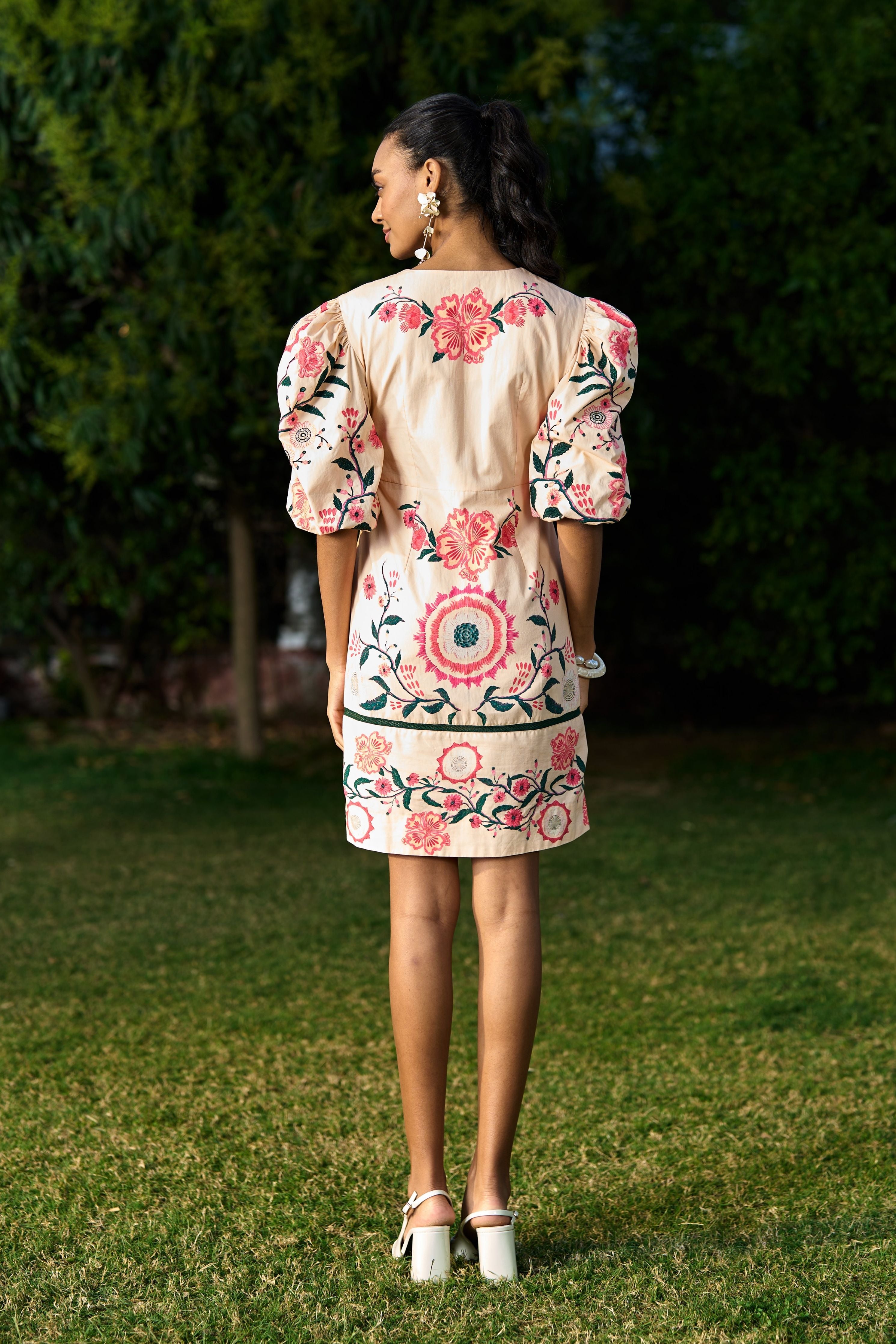 Saanvi Embroidered Dress