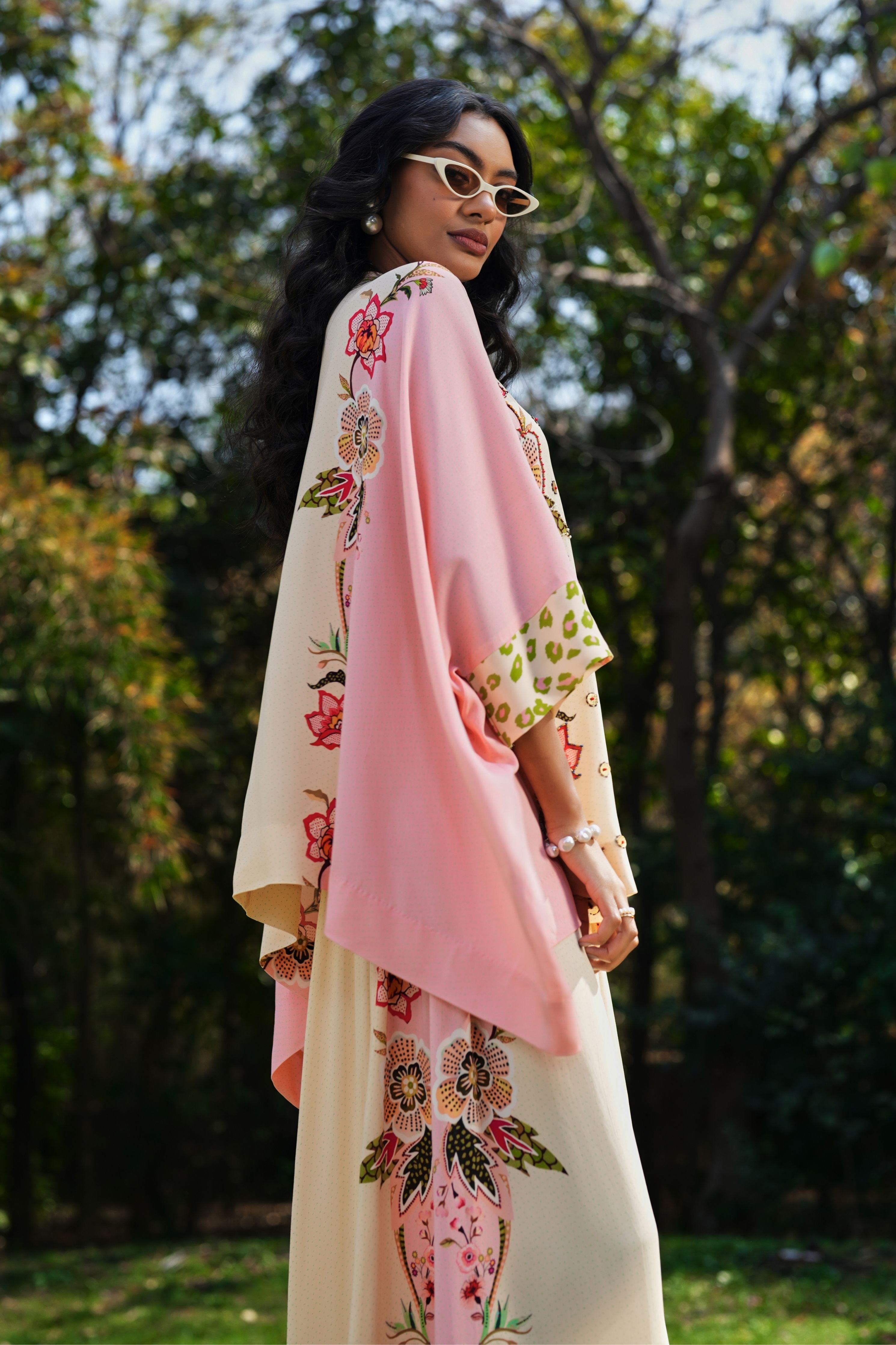Percy Embroidered Cape with Pants