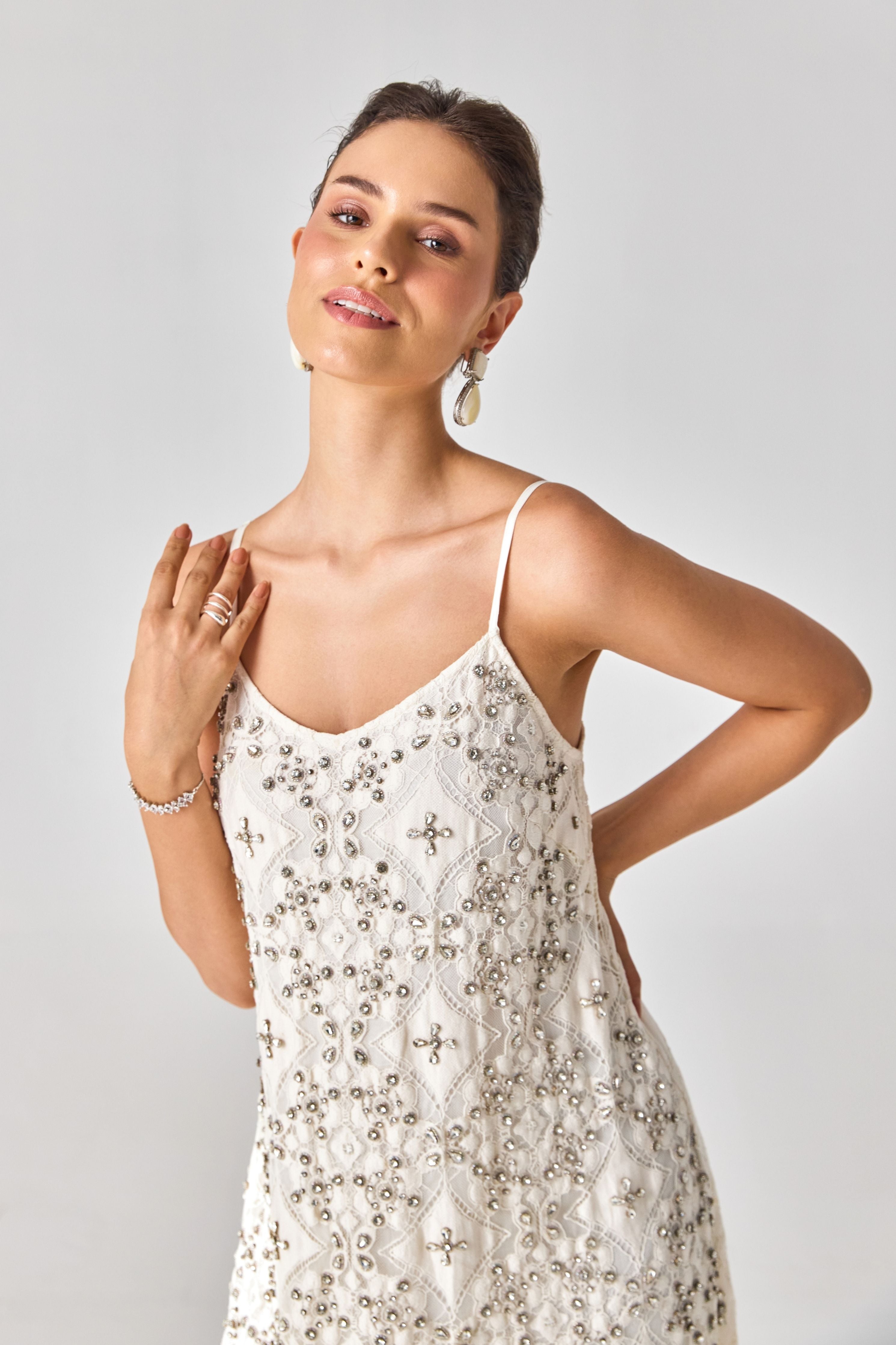 Rosa Anglasia Studded Dress