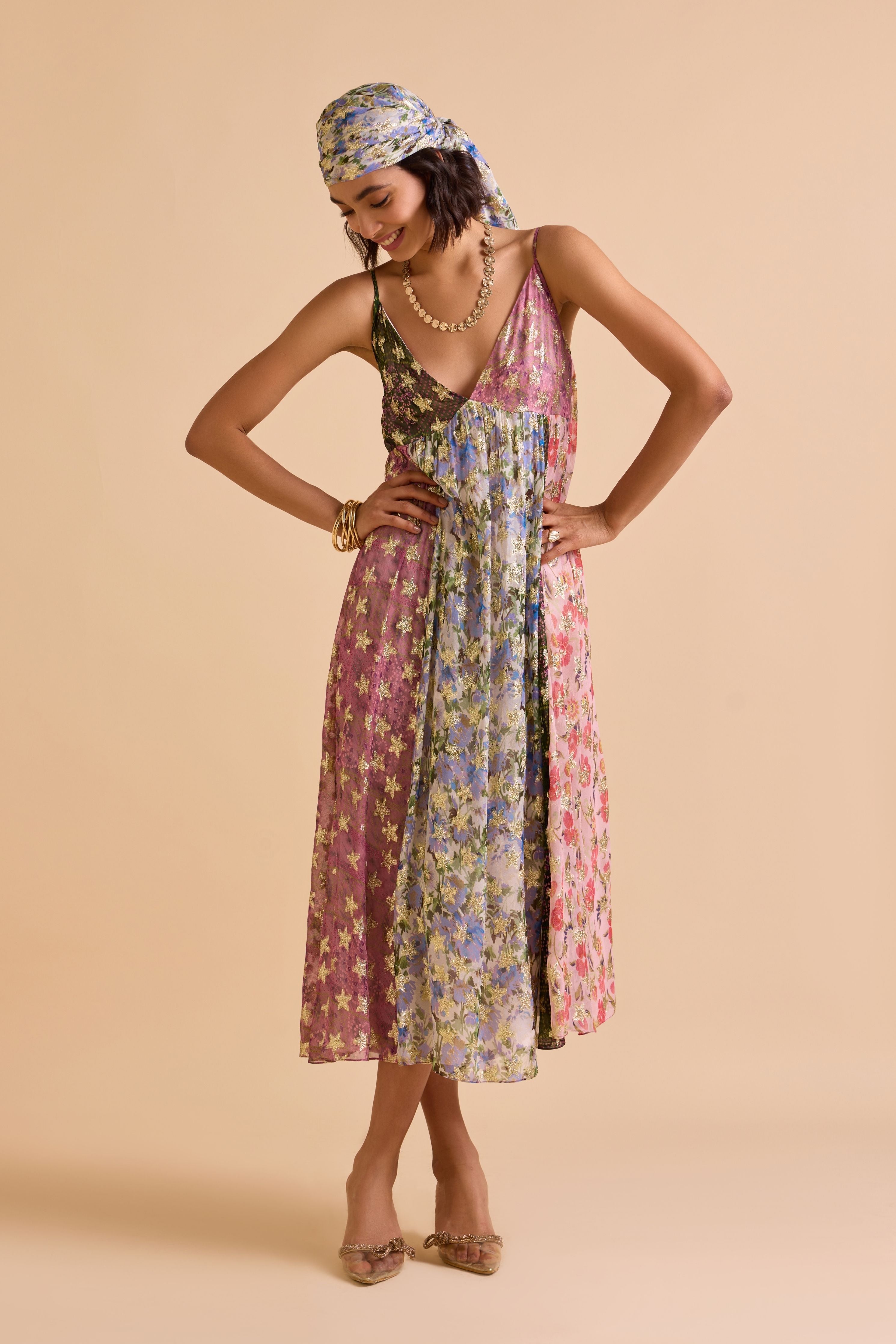Irida Spaghetti Dress