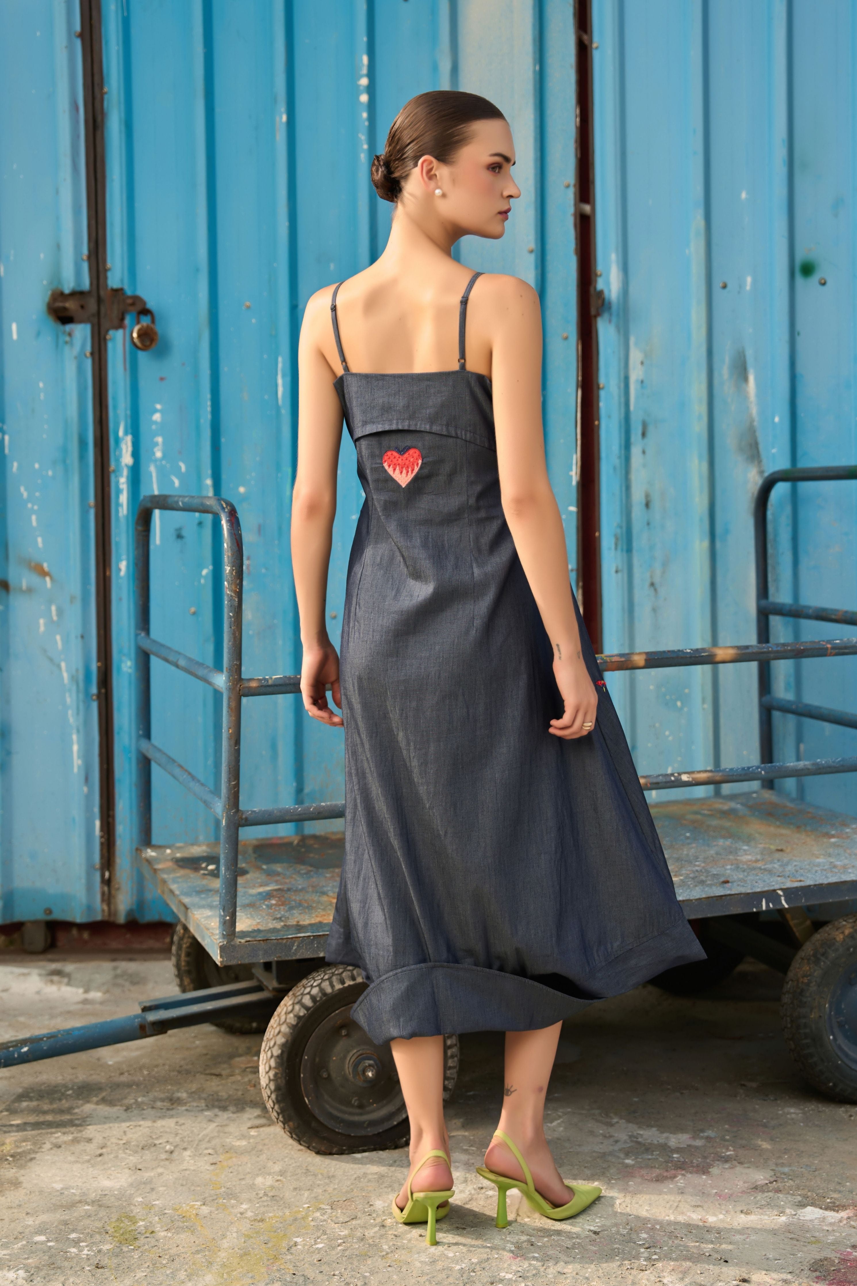 Posy Embroidered Dress