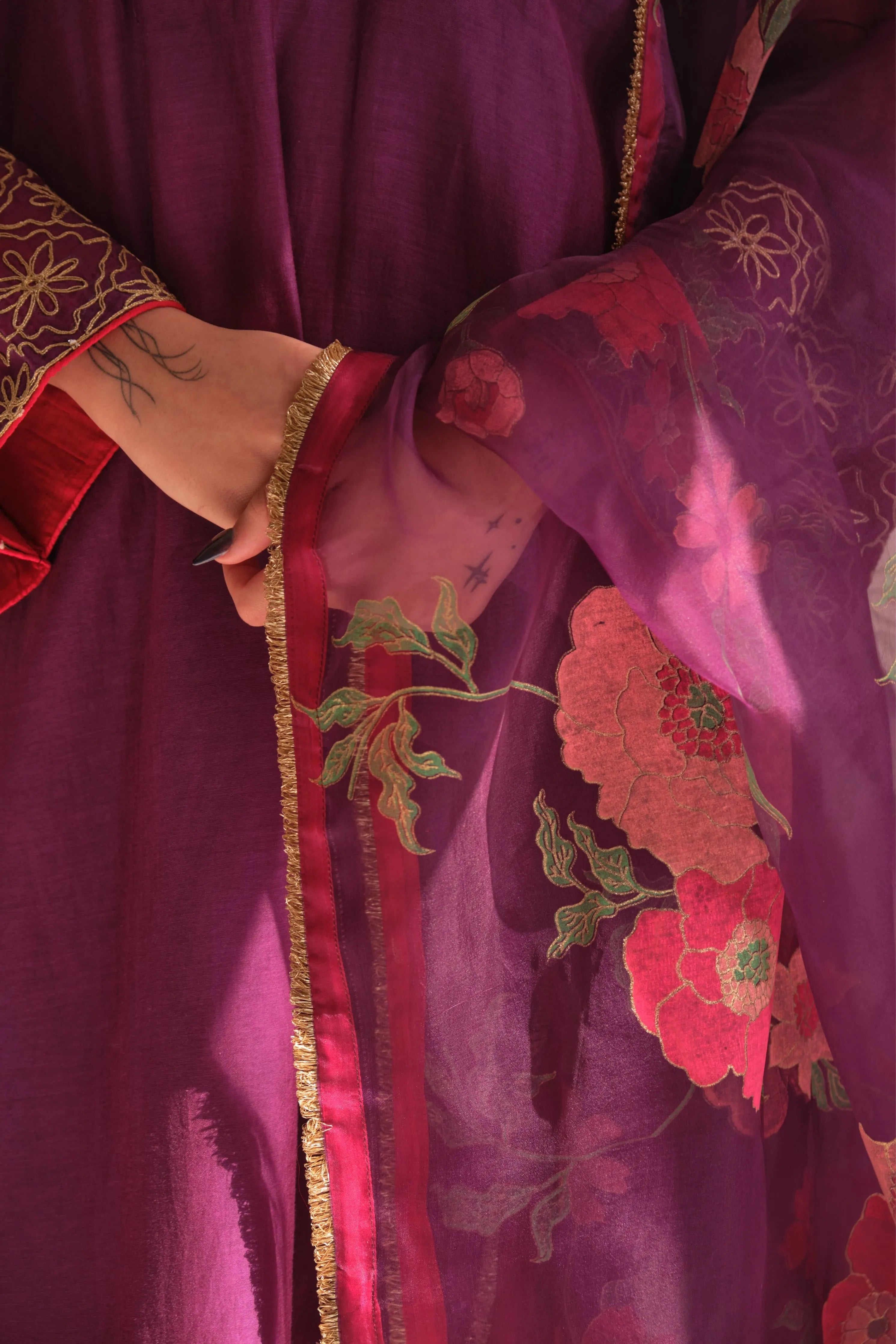 Violet Kurta Set