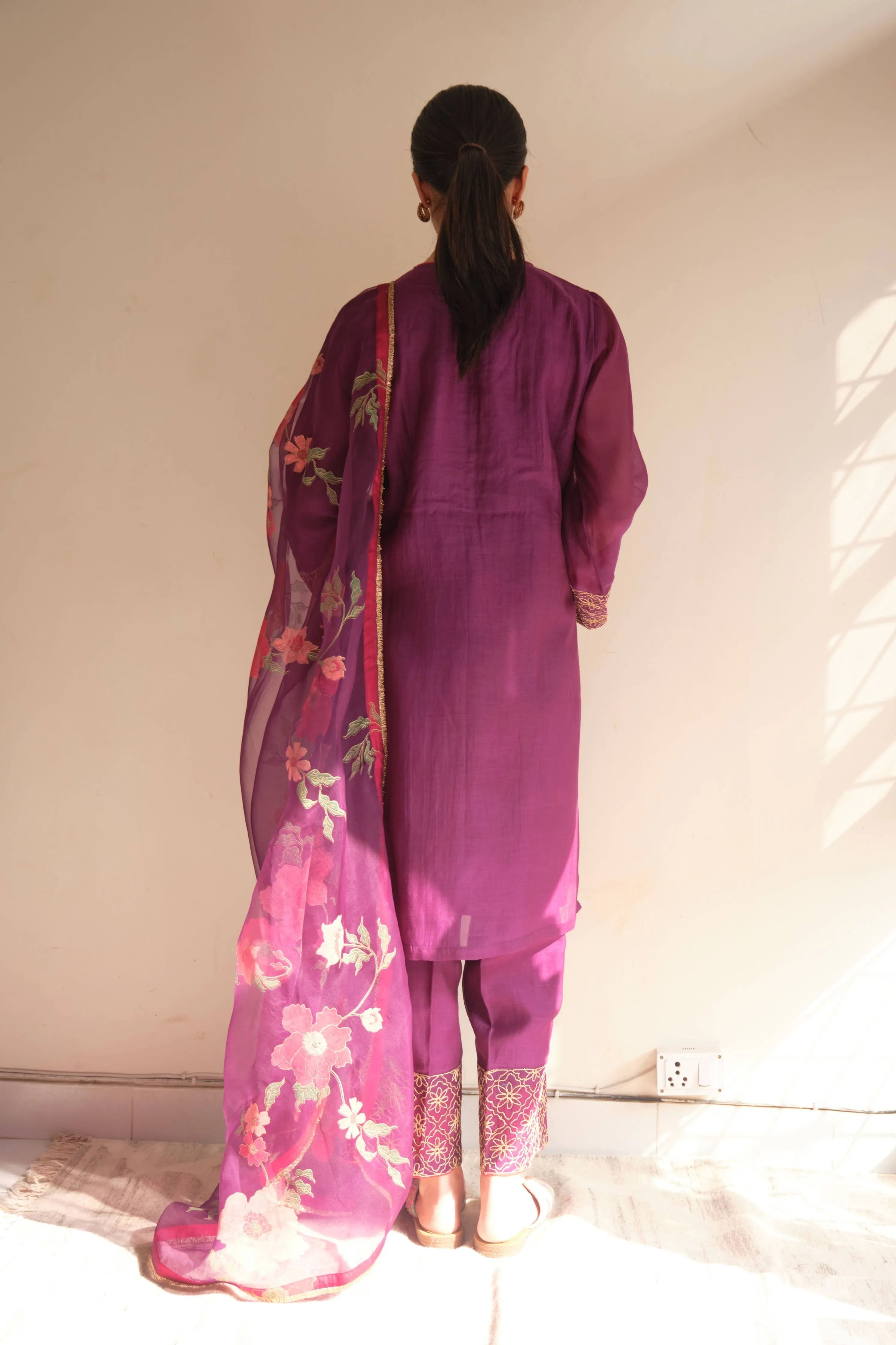 Violet Kurta Set