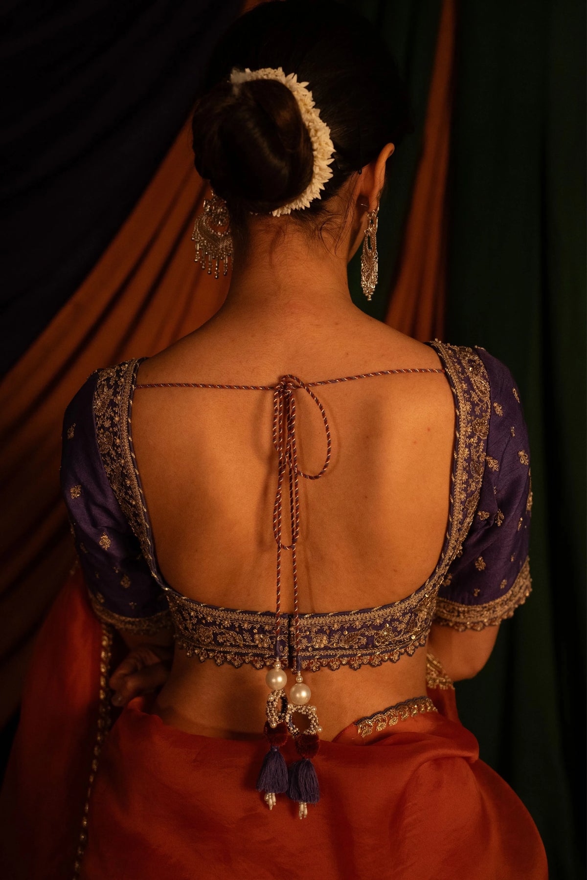 Kumkumi Kesar Saree Set