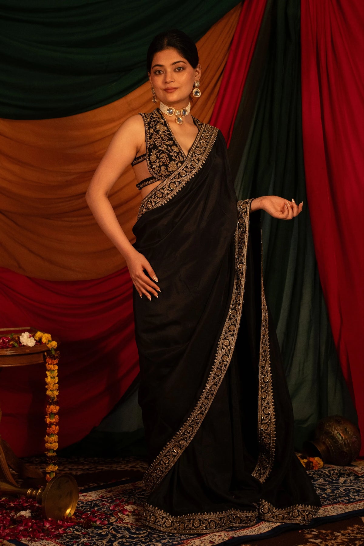 Hemrang Nisha Saree Set