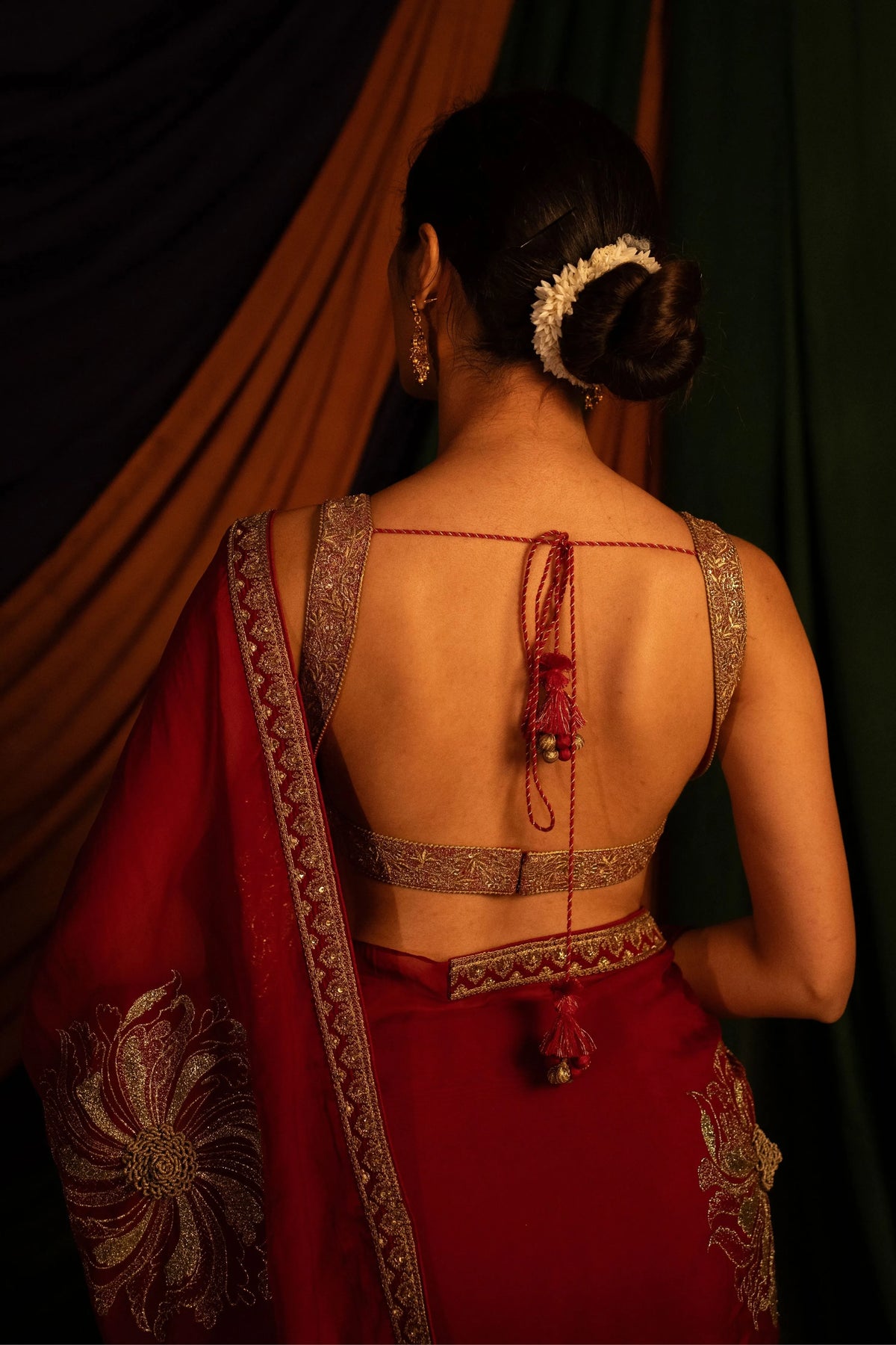 Rakt Prabha Saree Set