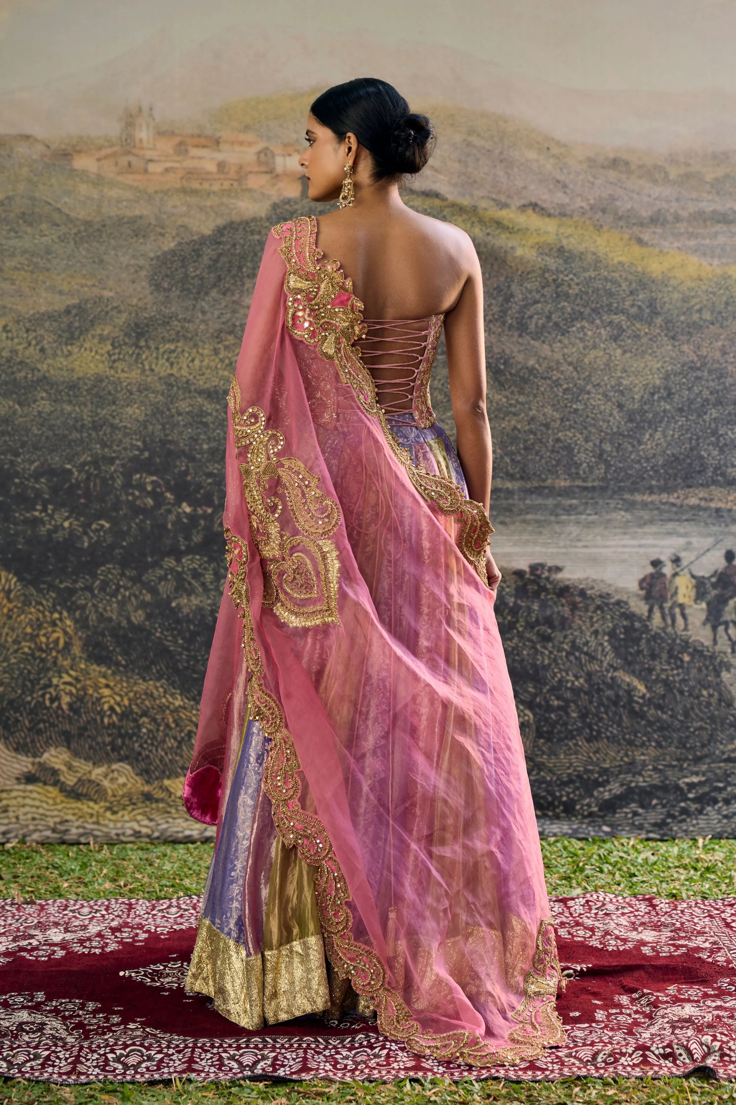 Rangoli Zari Lehenga Set
