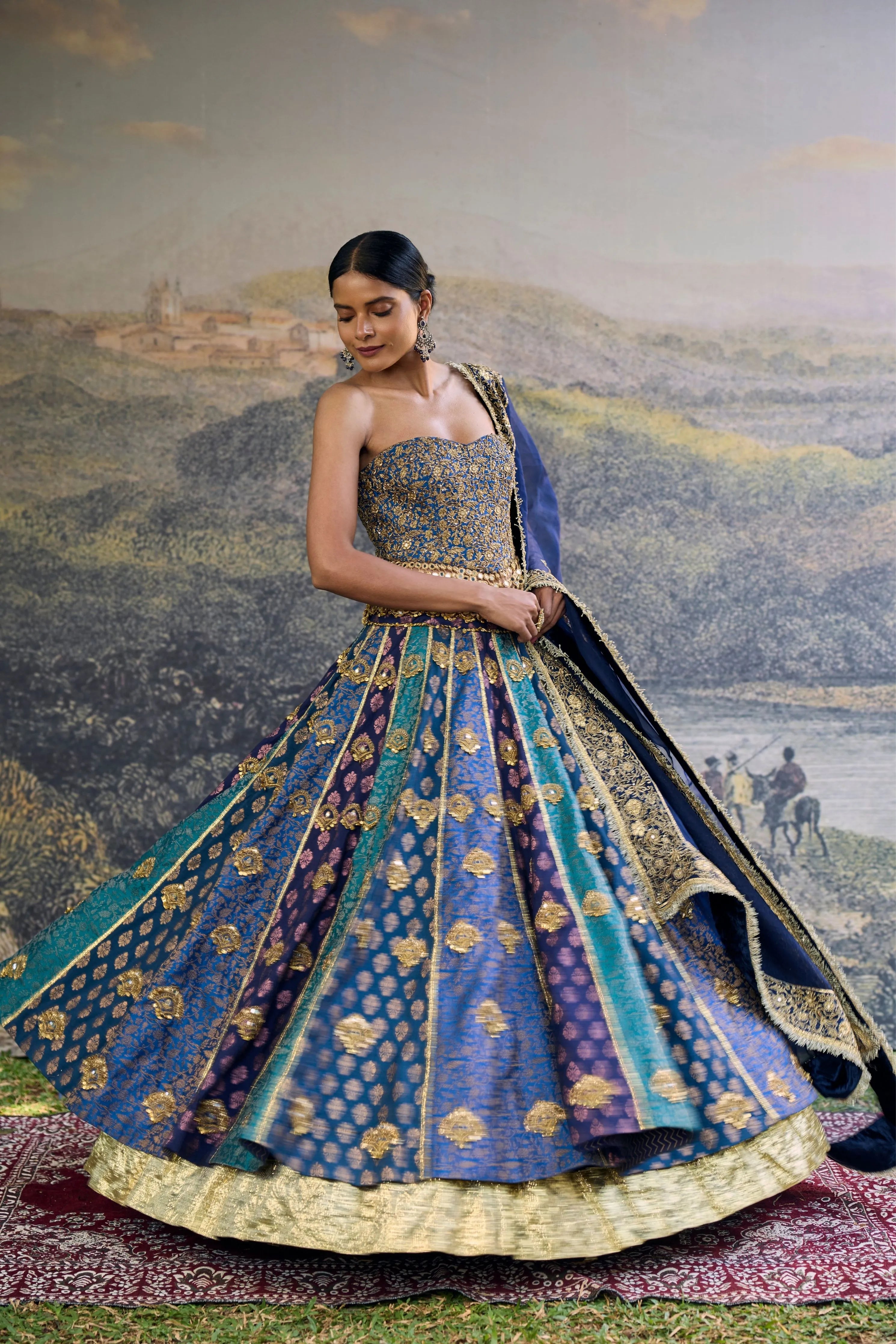 Neelratna Brocade Lehenga Set