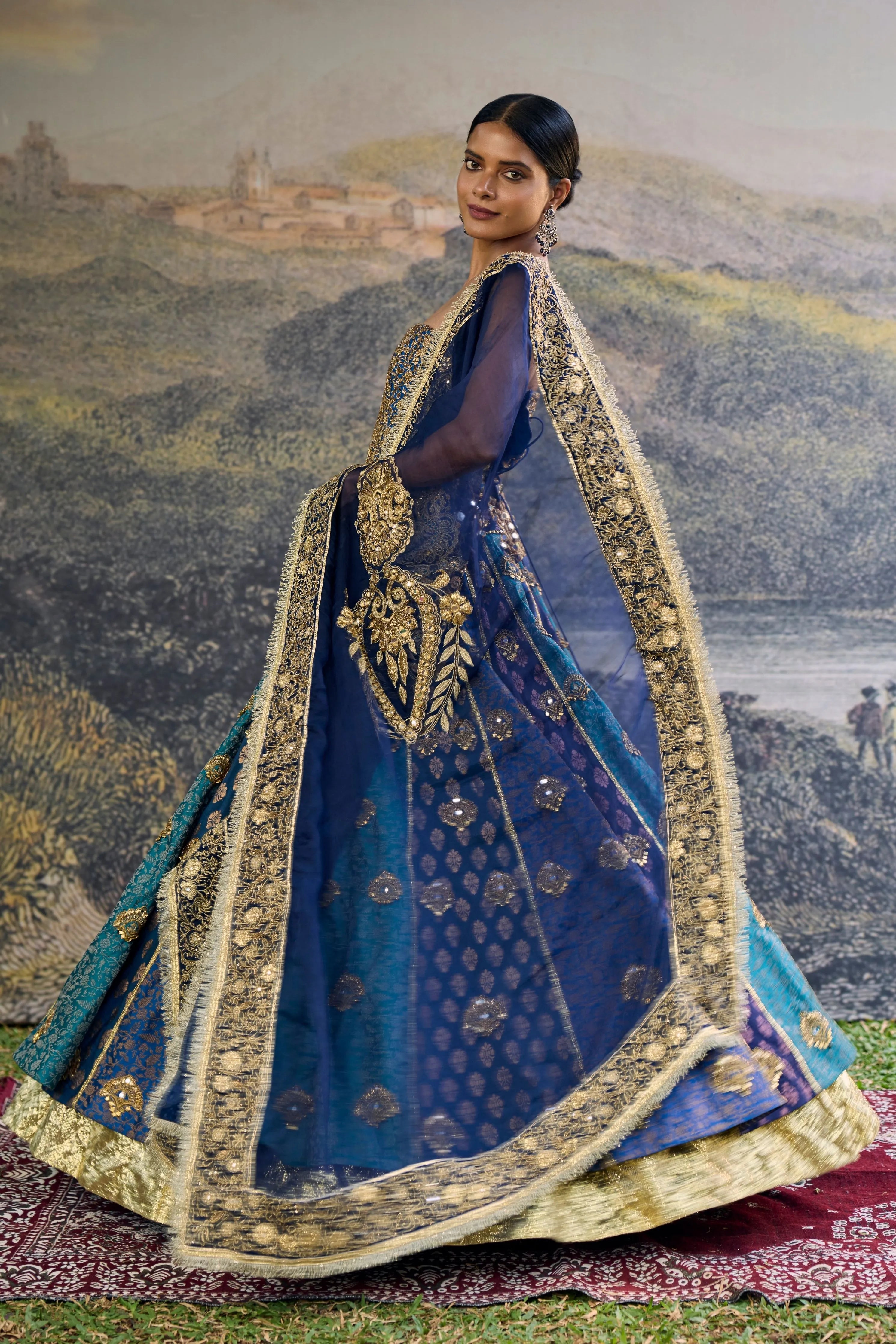 Neelratna Brocade Lehenga Set