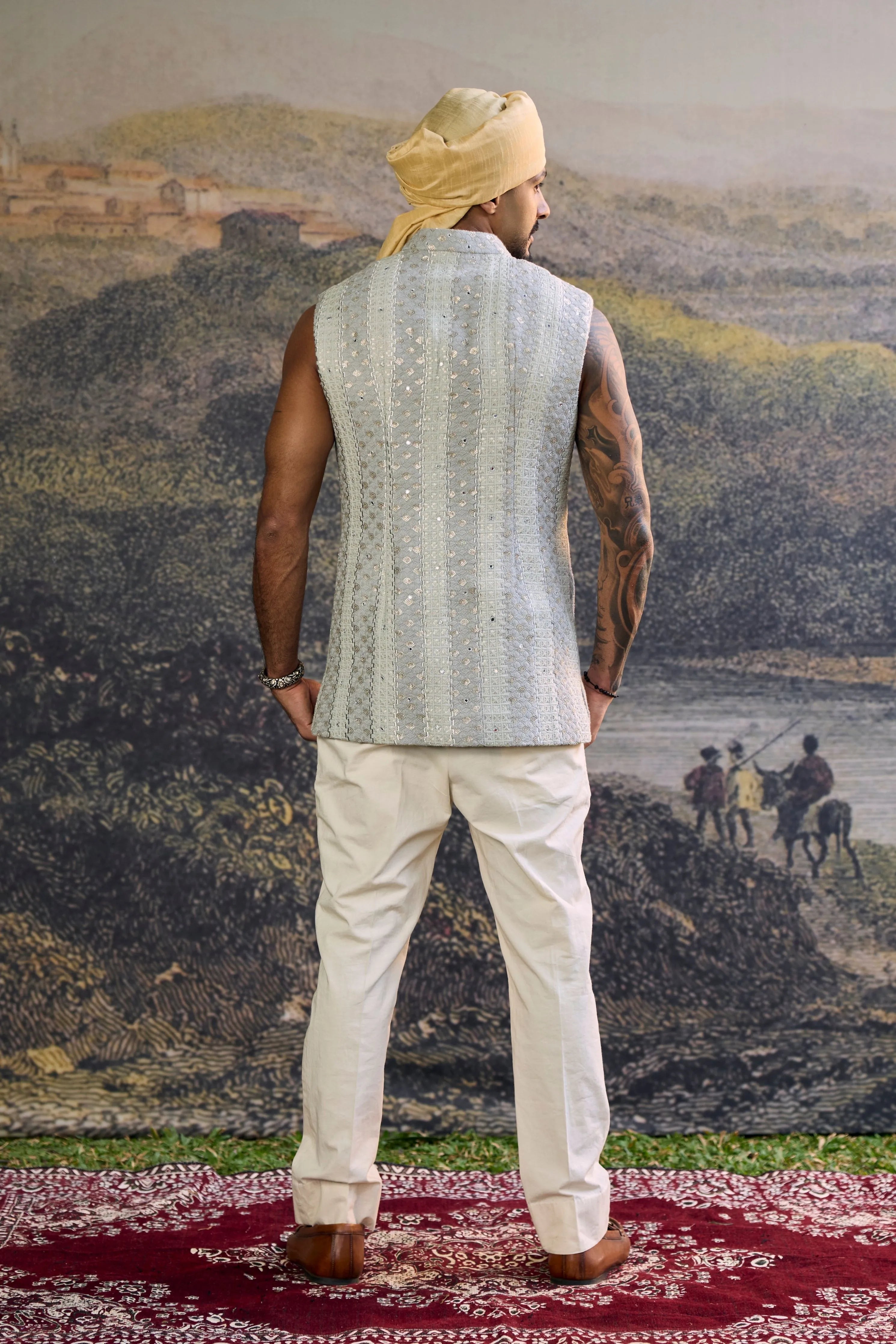 Zoravar Chikankari Bandi Set-A