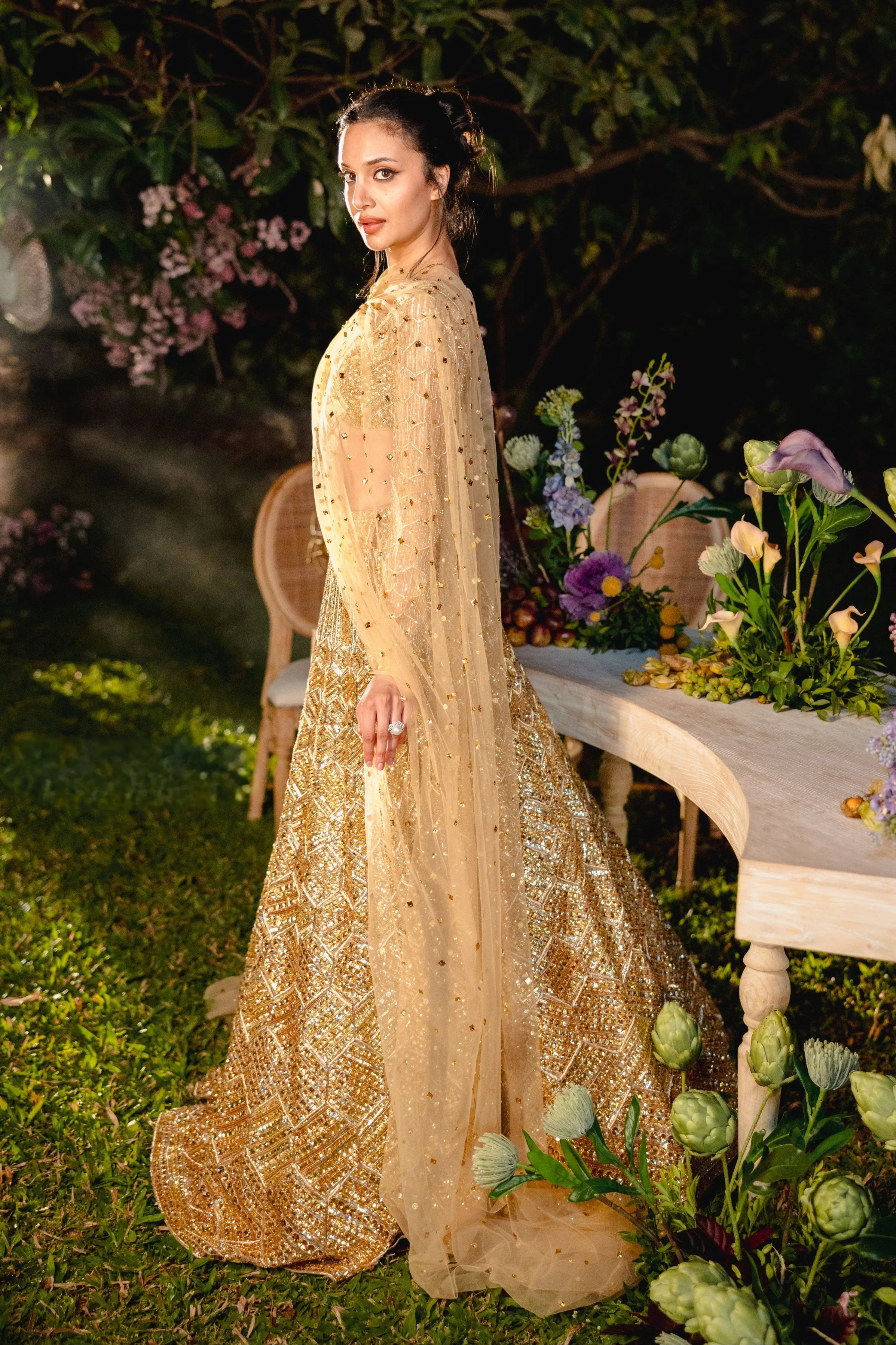 Golden Reverie Lehenga Set