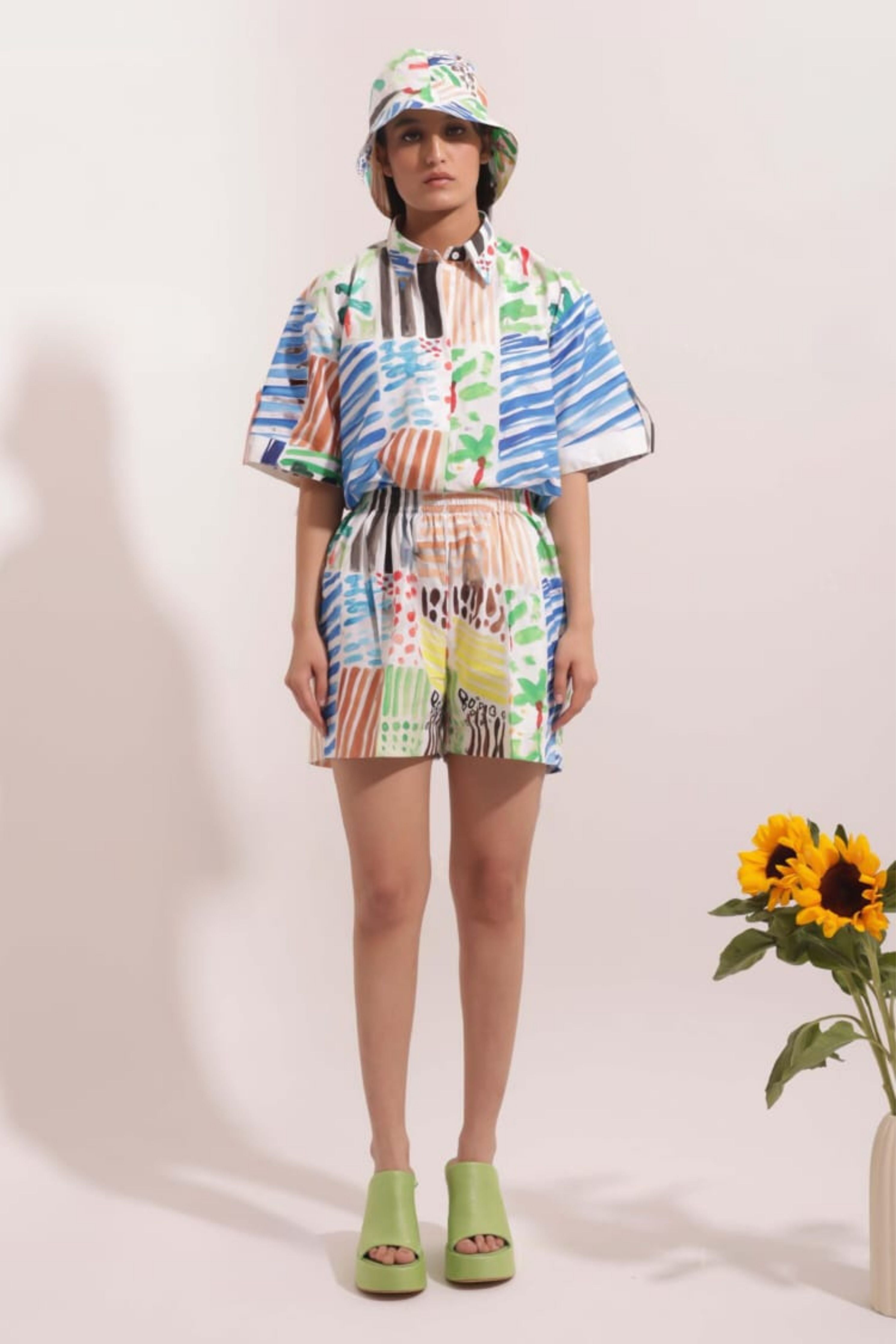 Vibrant Art Print Co-Ord Set