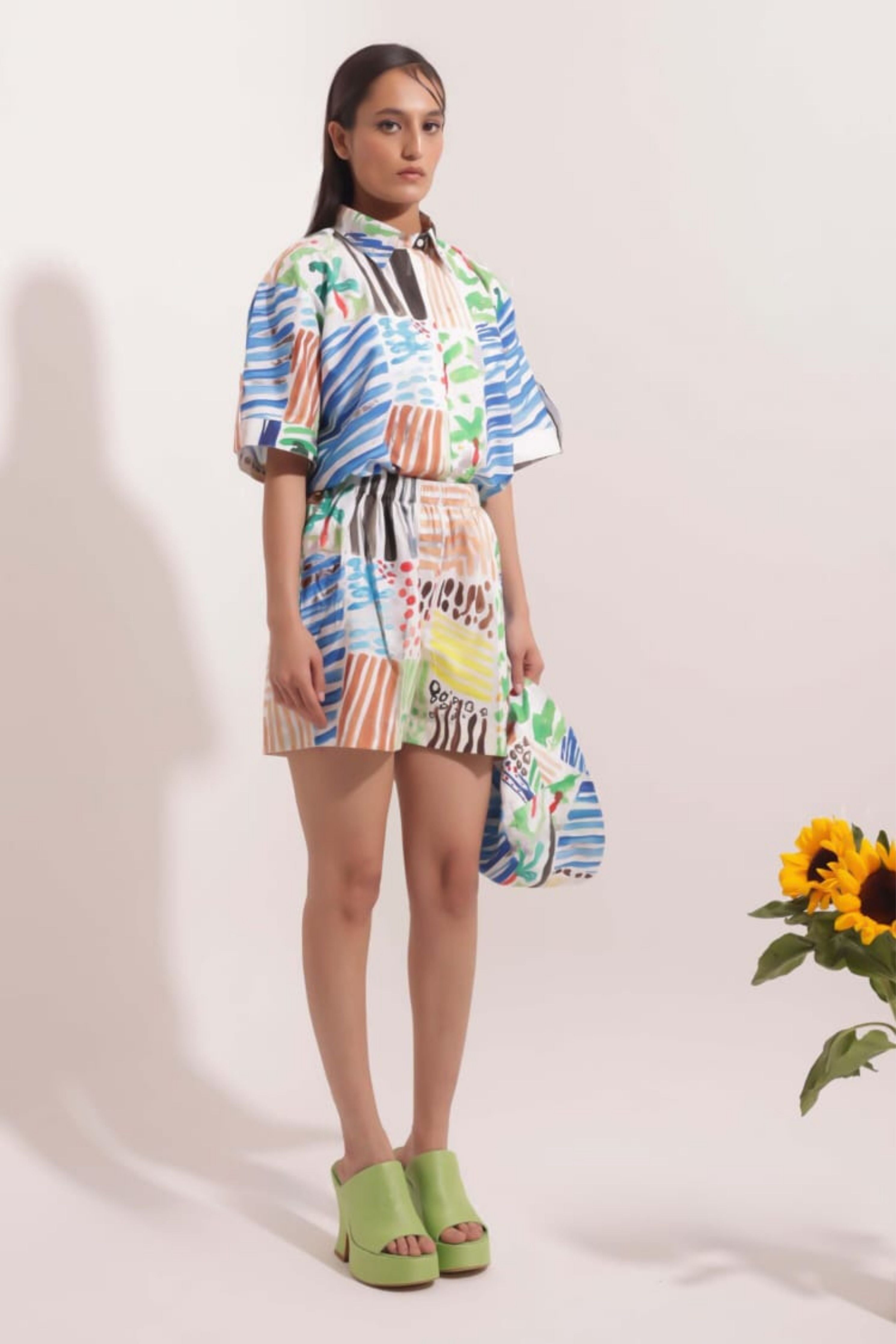 Vibrant Art Print Co-Ord Set