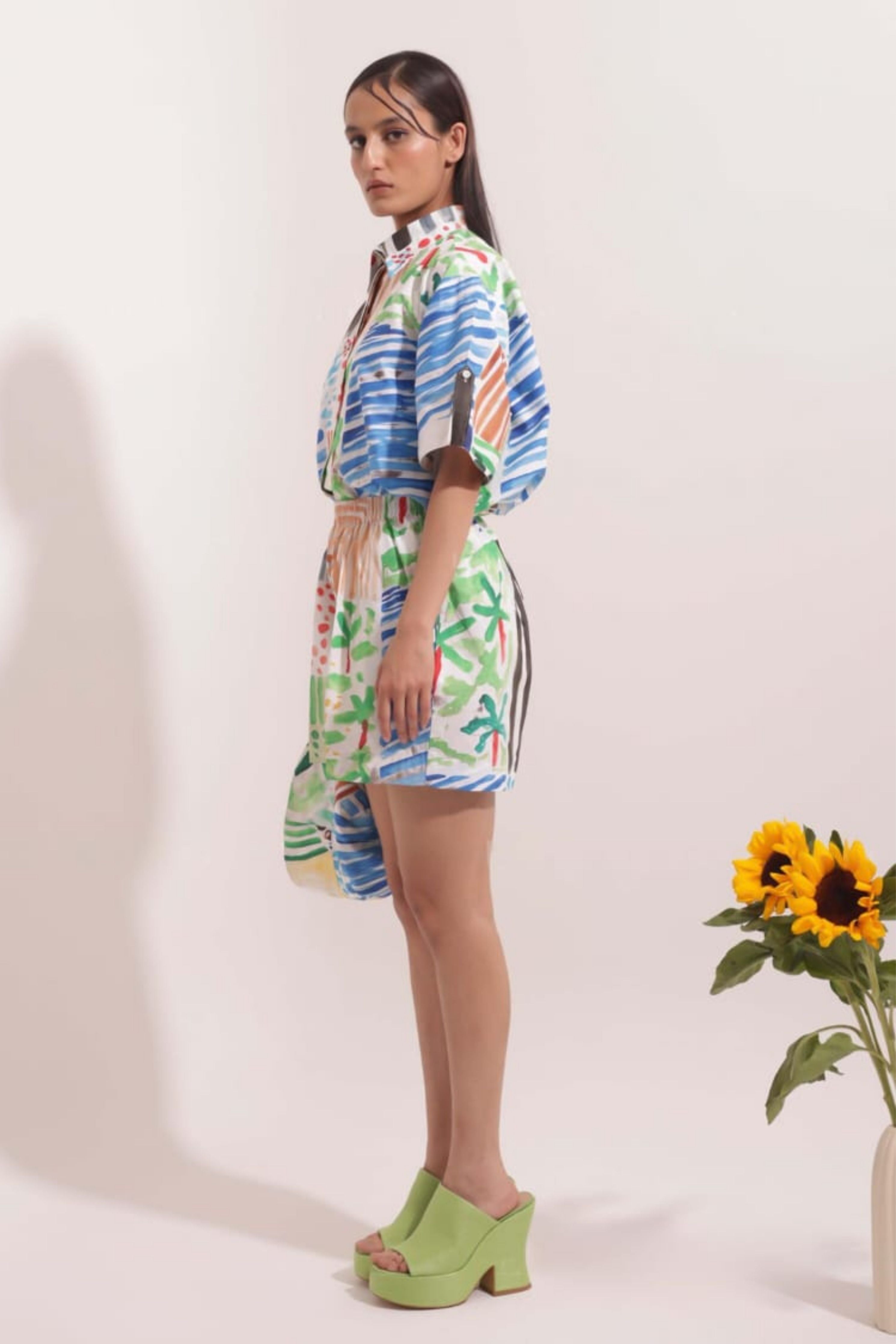 Vibrant Art Print Co-Ord Set