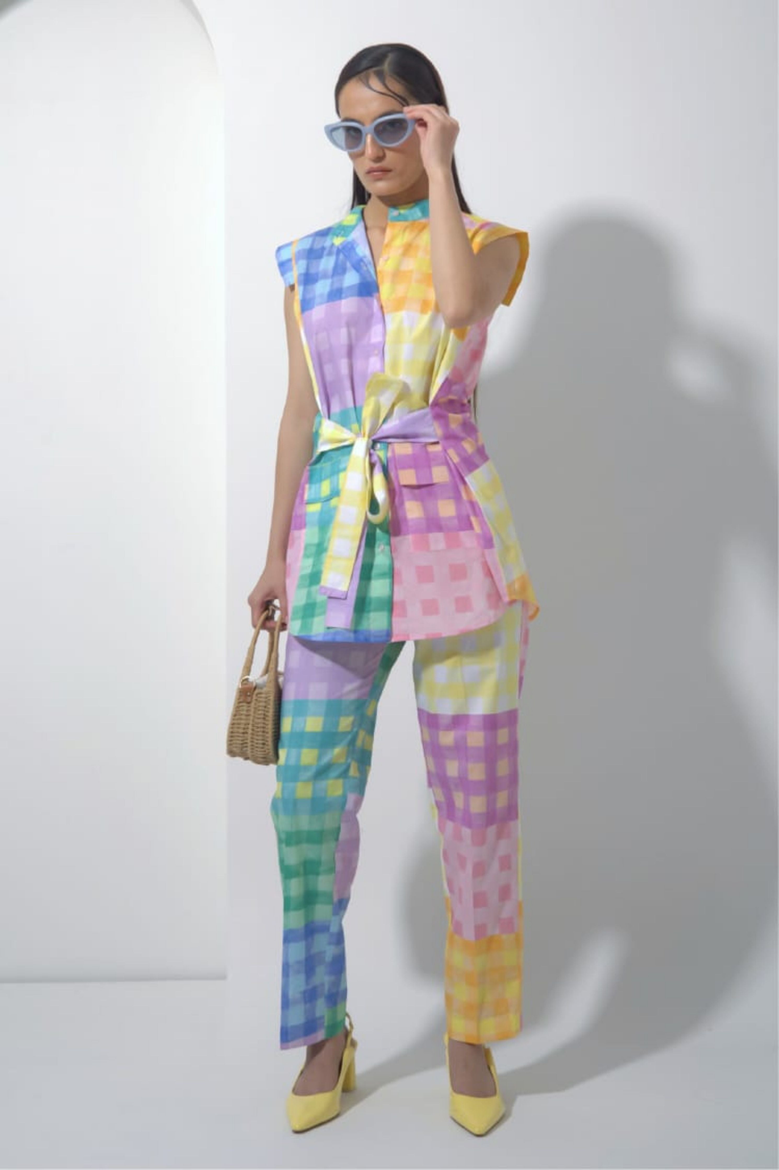 Vibrant Checks Co-Ord Set