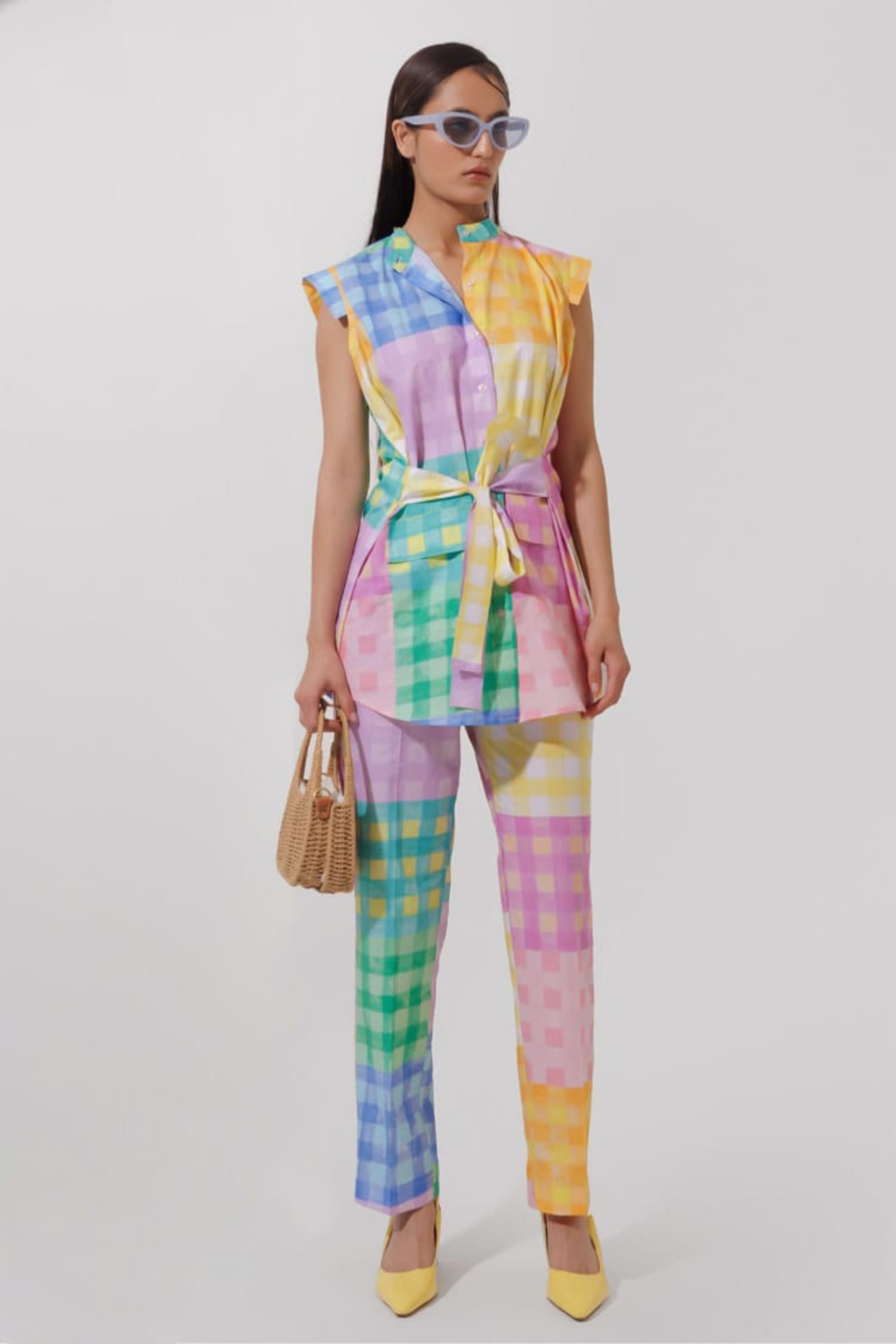 Vibrant Checks Co-Ord Set